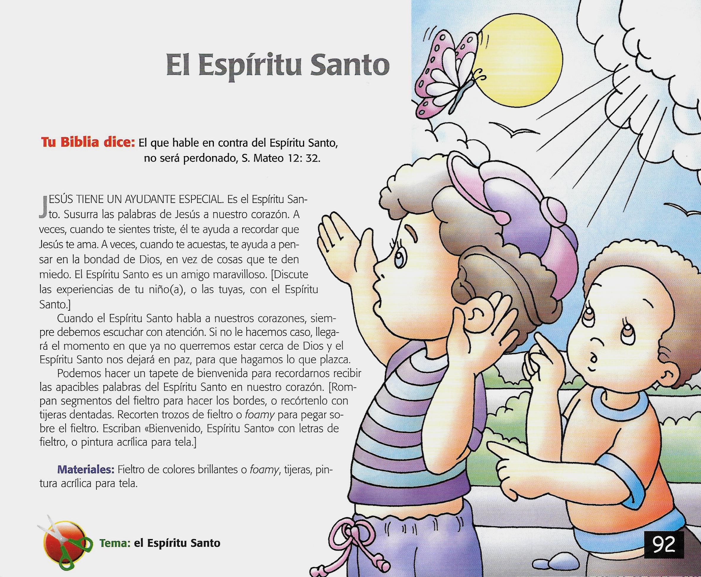 Página ilustrada del devocional