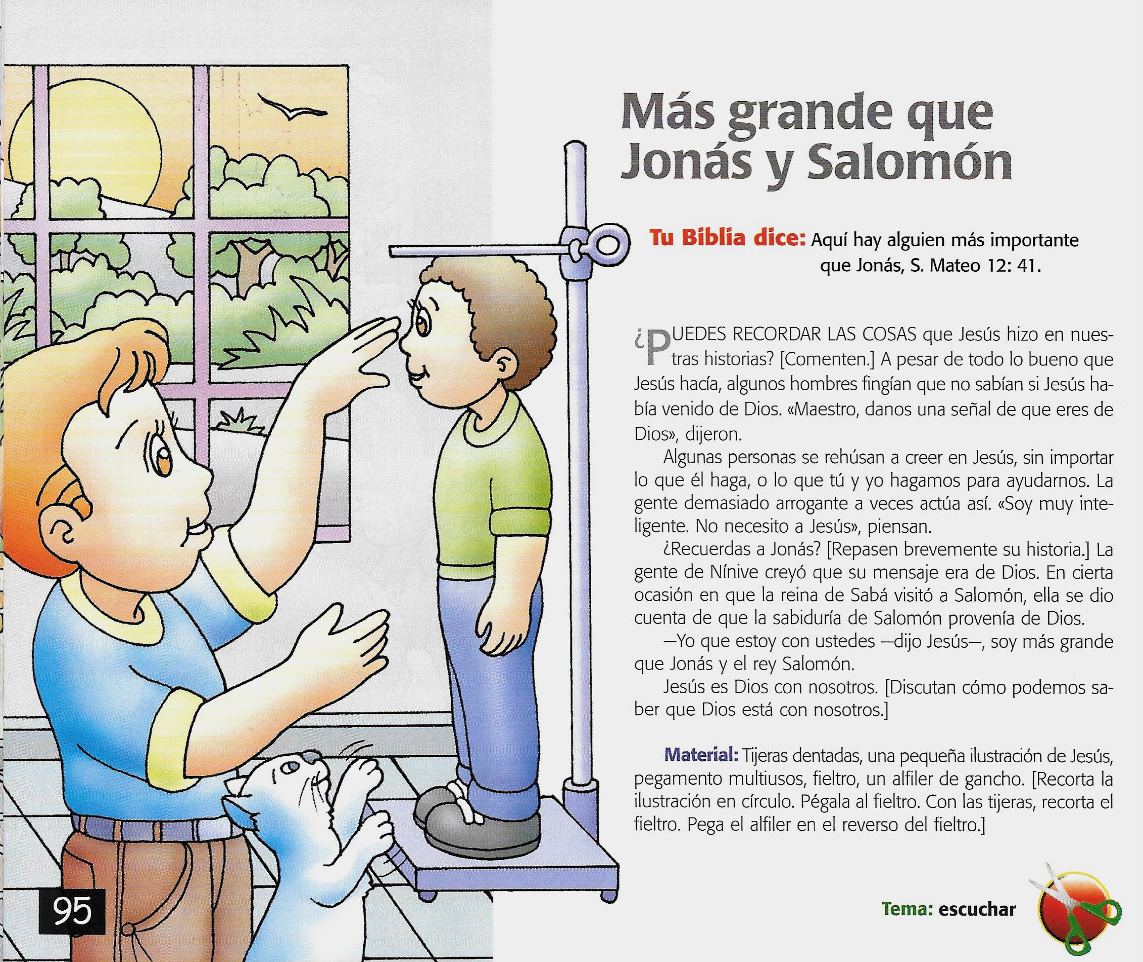 Página ilustrada del devocional