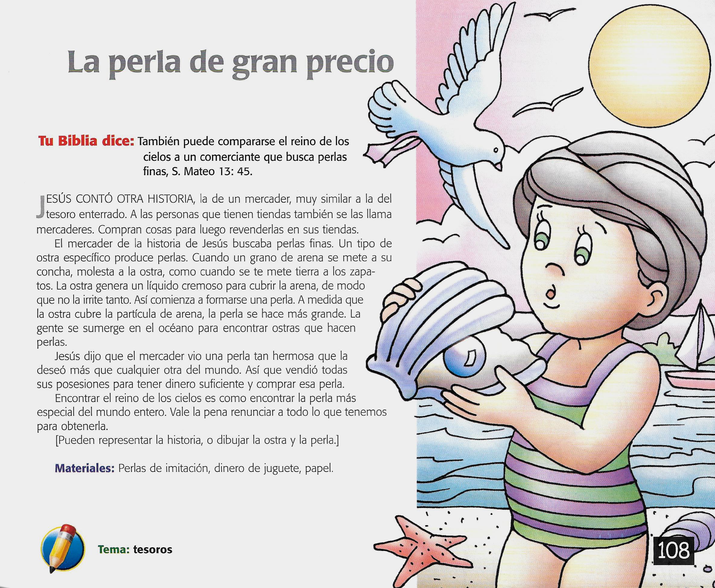 Página ilustrada del devocional
