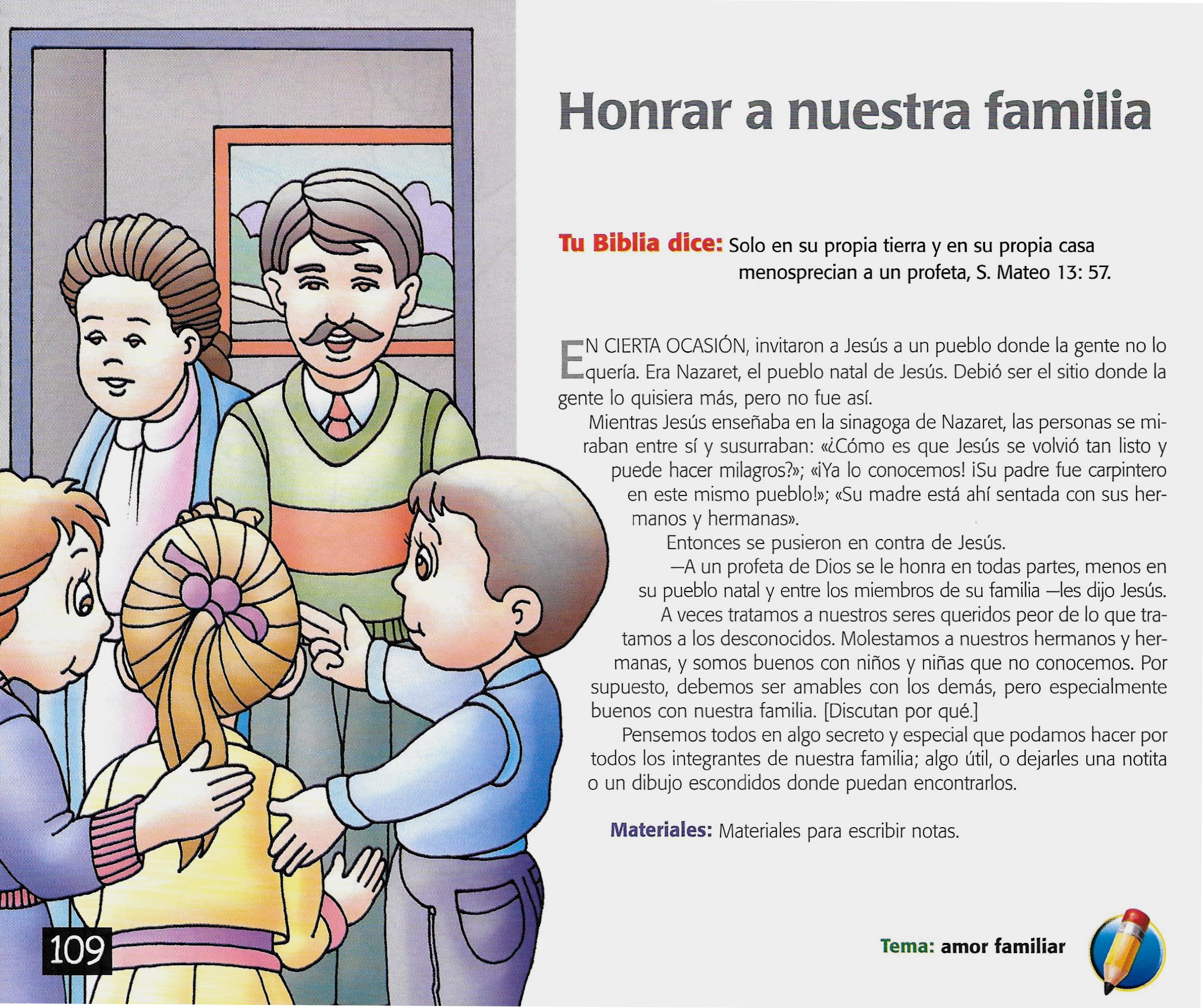 Página ilustrada del devocional