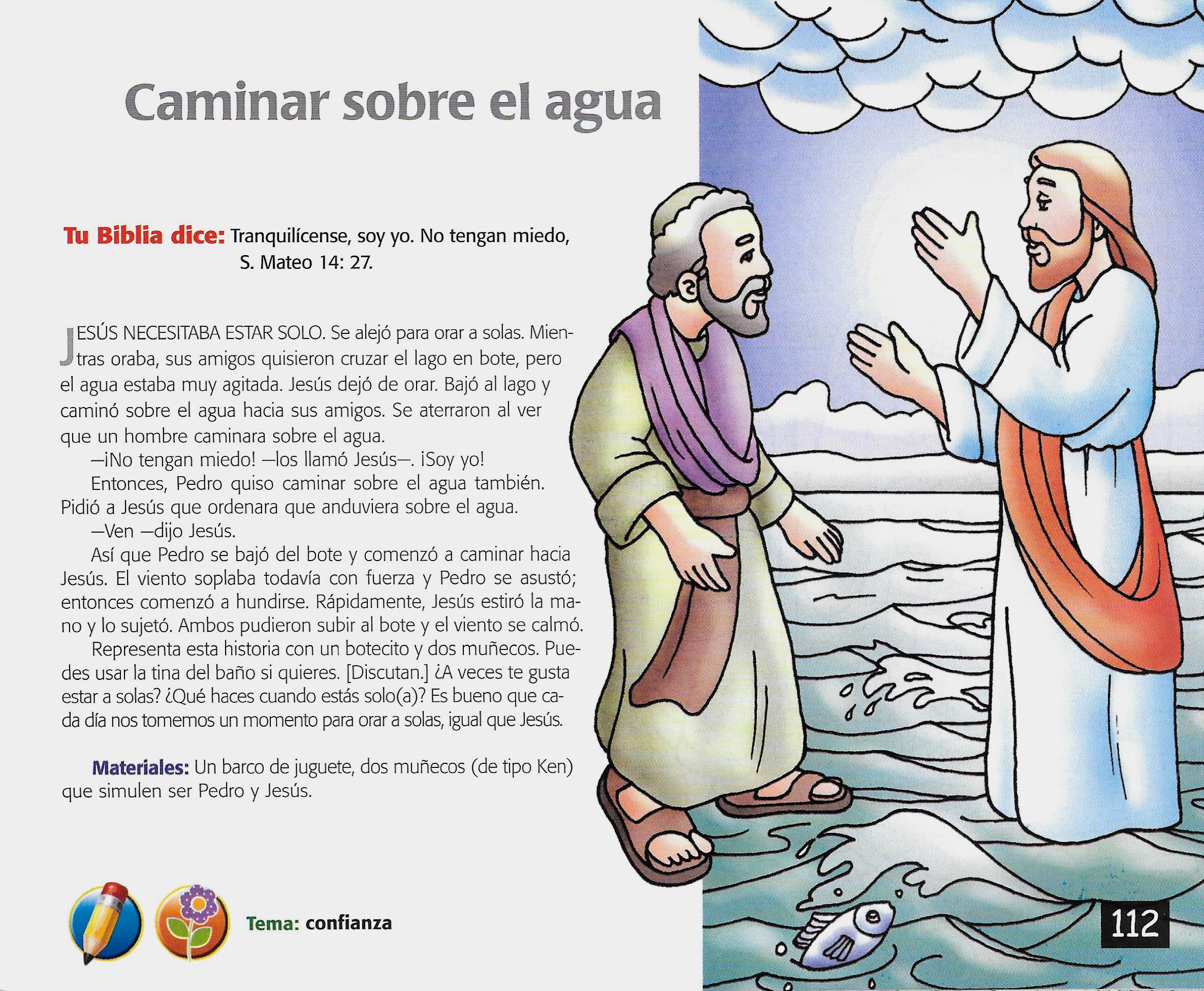 Página ilustrada del devocional
