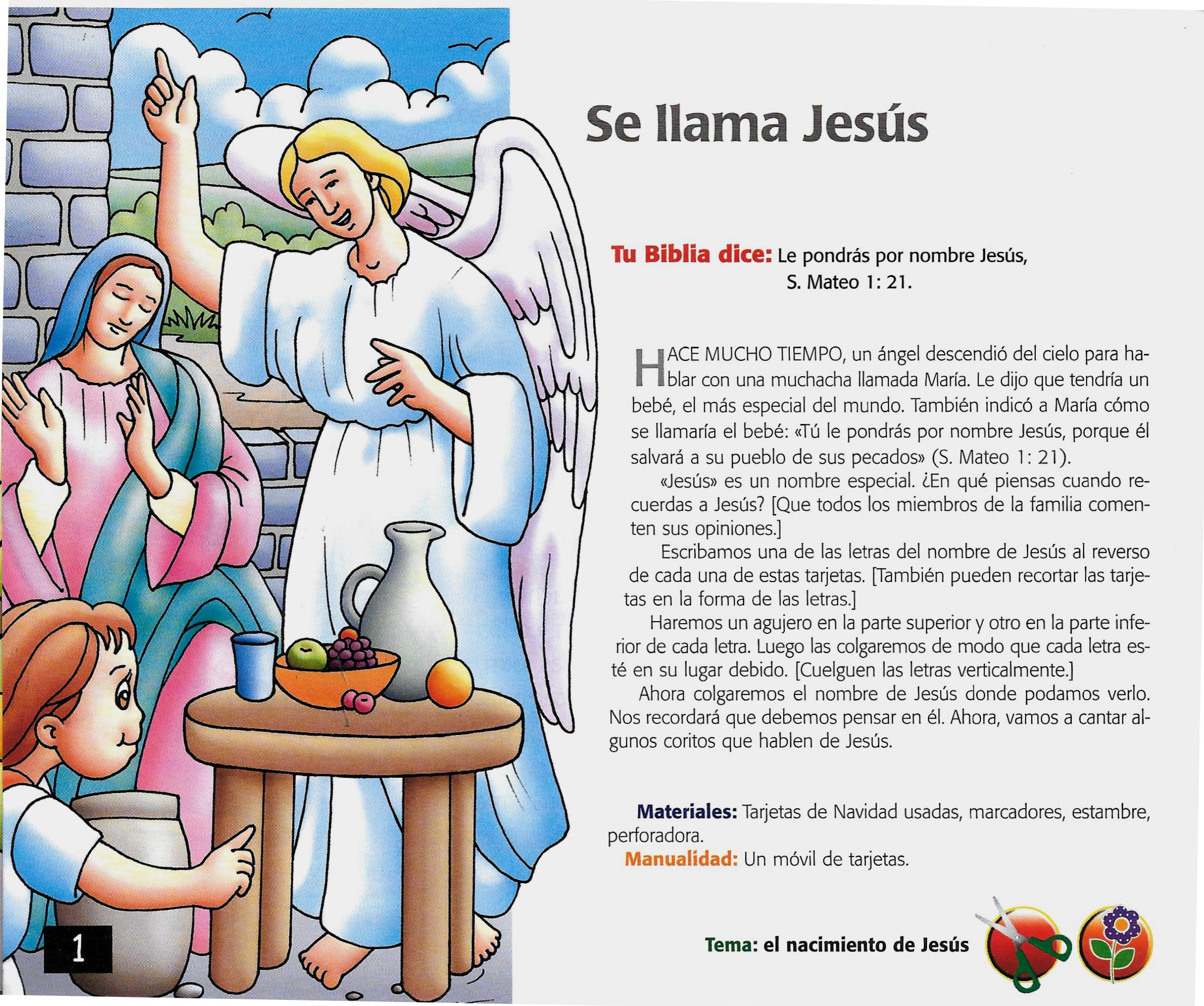 Página ilustrada del devocional