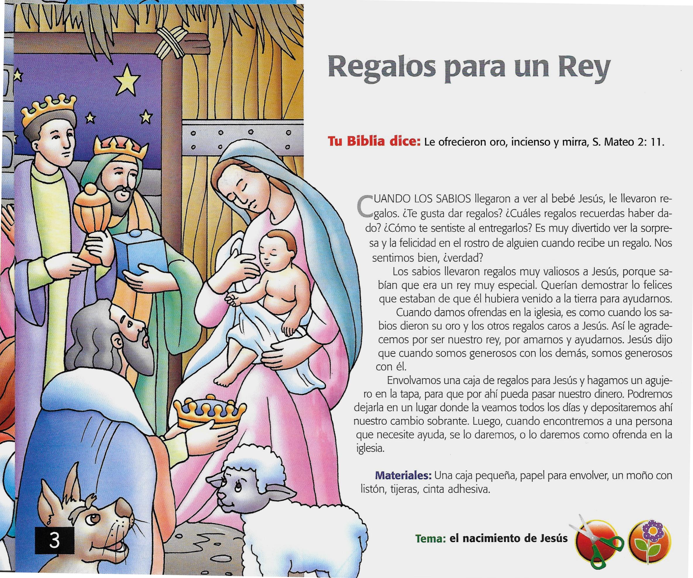 Página ilustrada del devocional