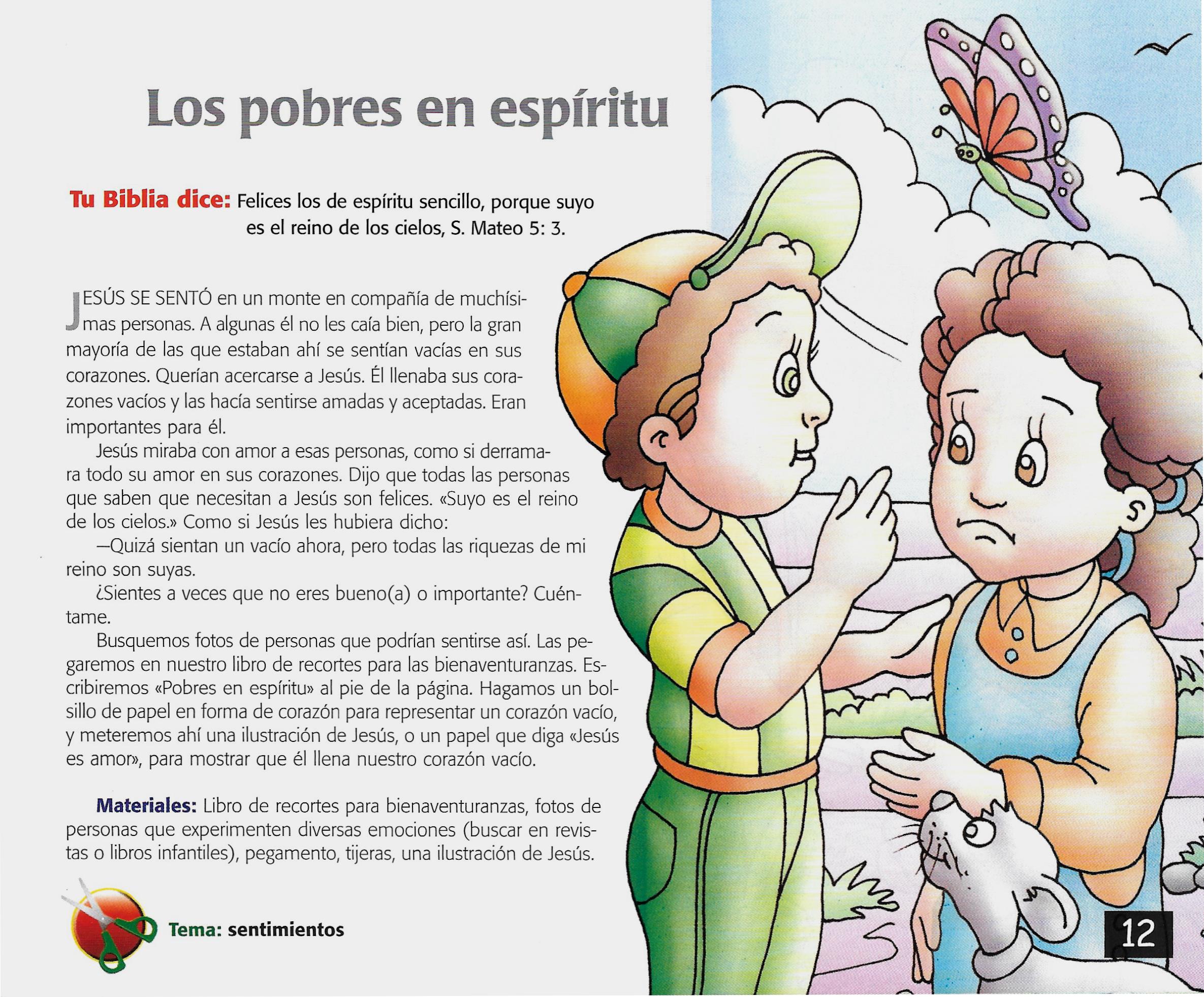 Página ilustrada del devocional
