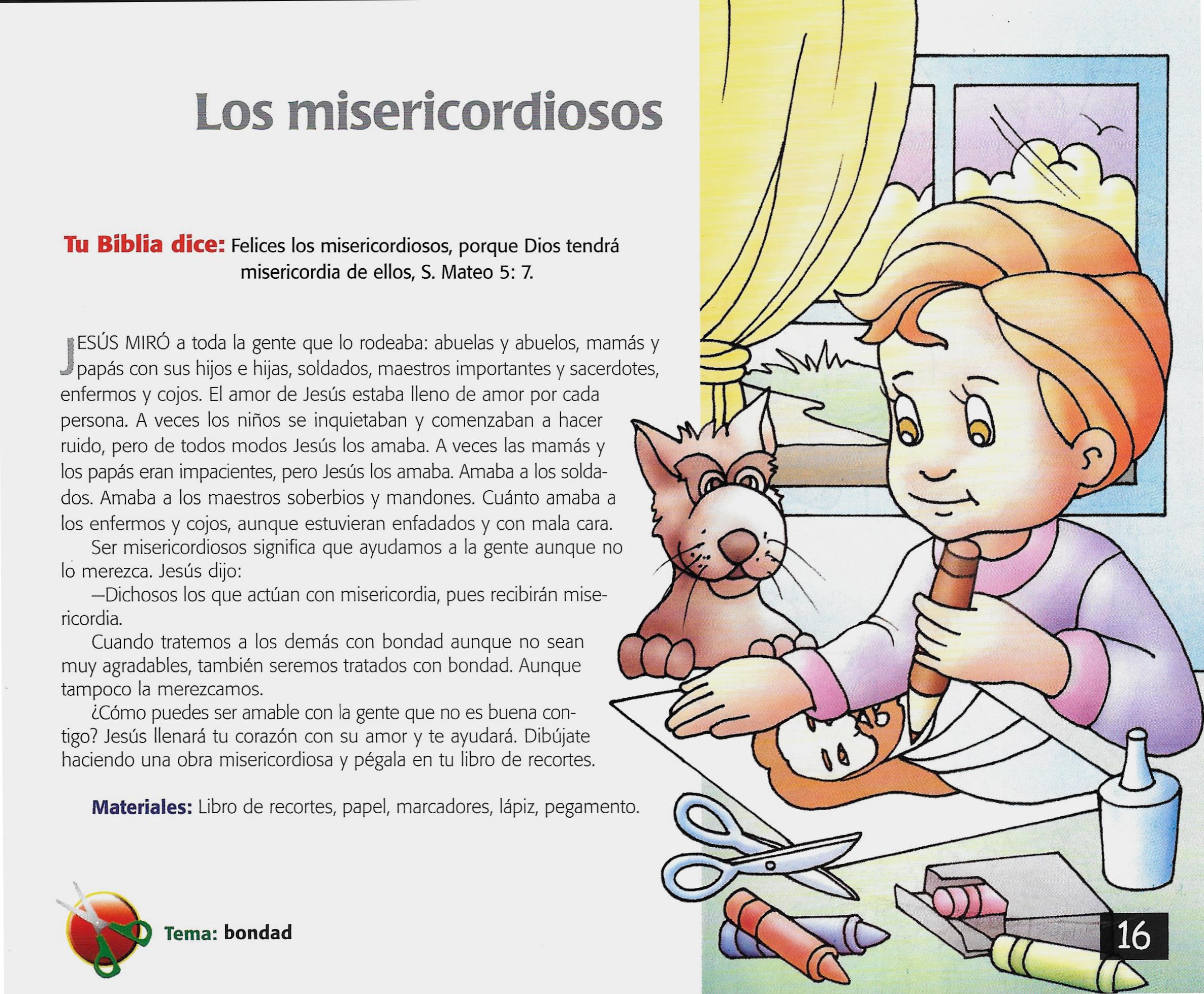 Página ilustrada del devocional