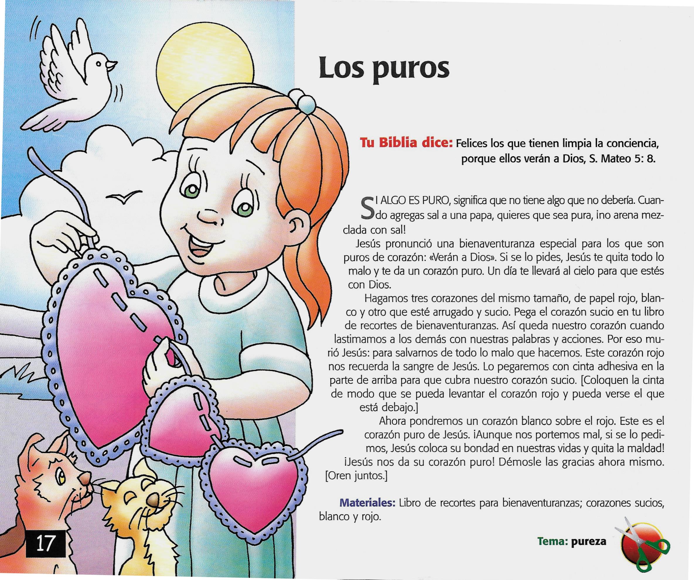 Página ilustrada del devocional