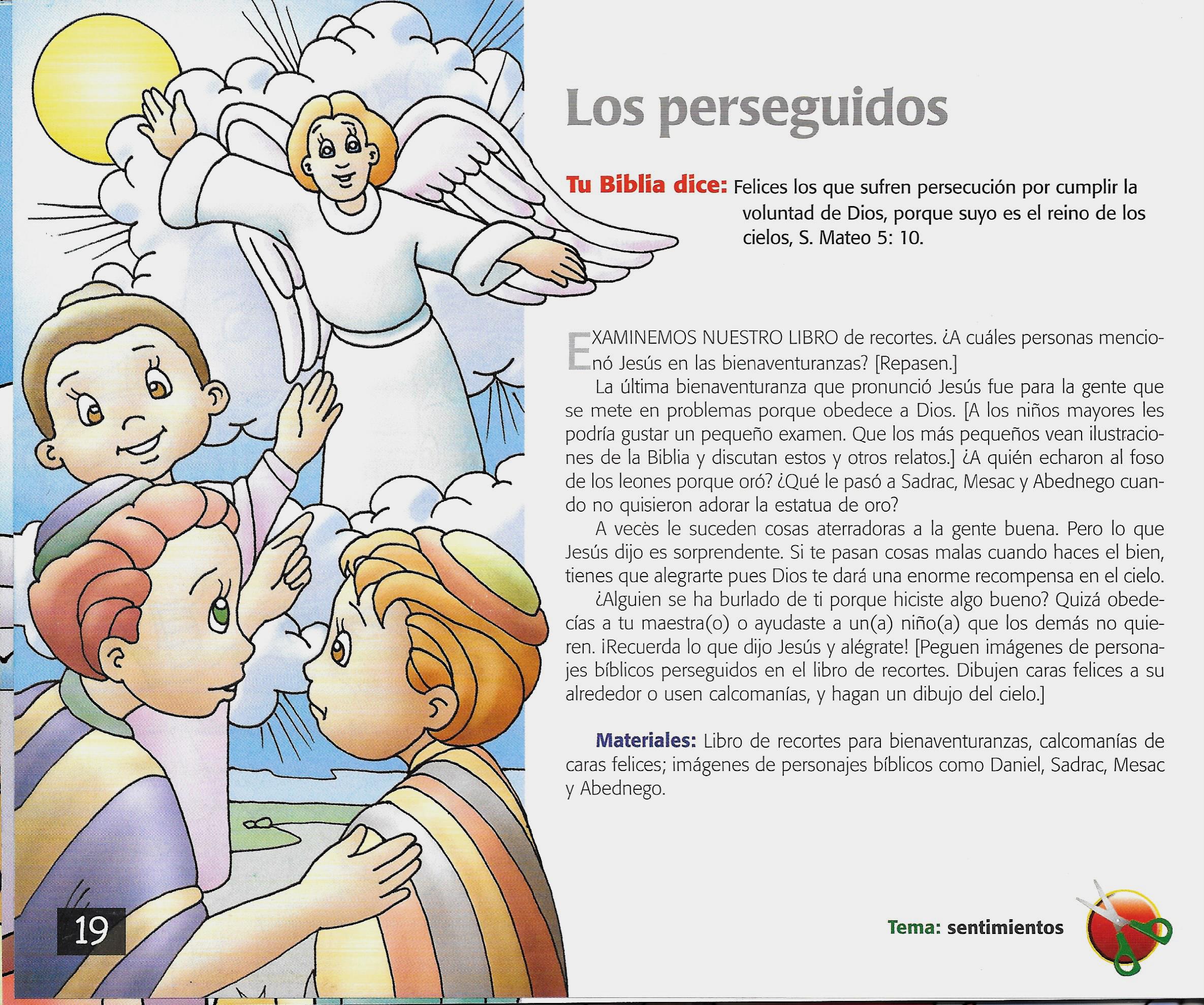 Página ilustrada del devocional