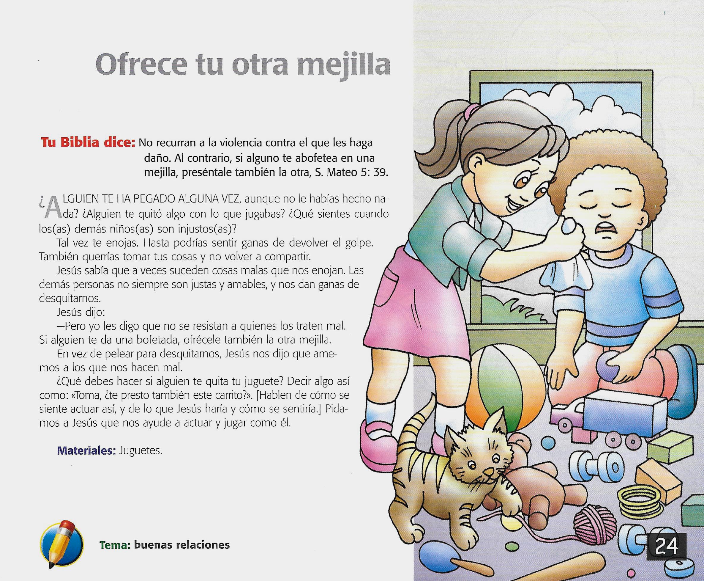 Página ilustrada del devocional