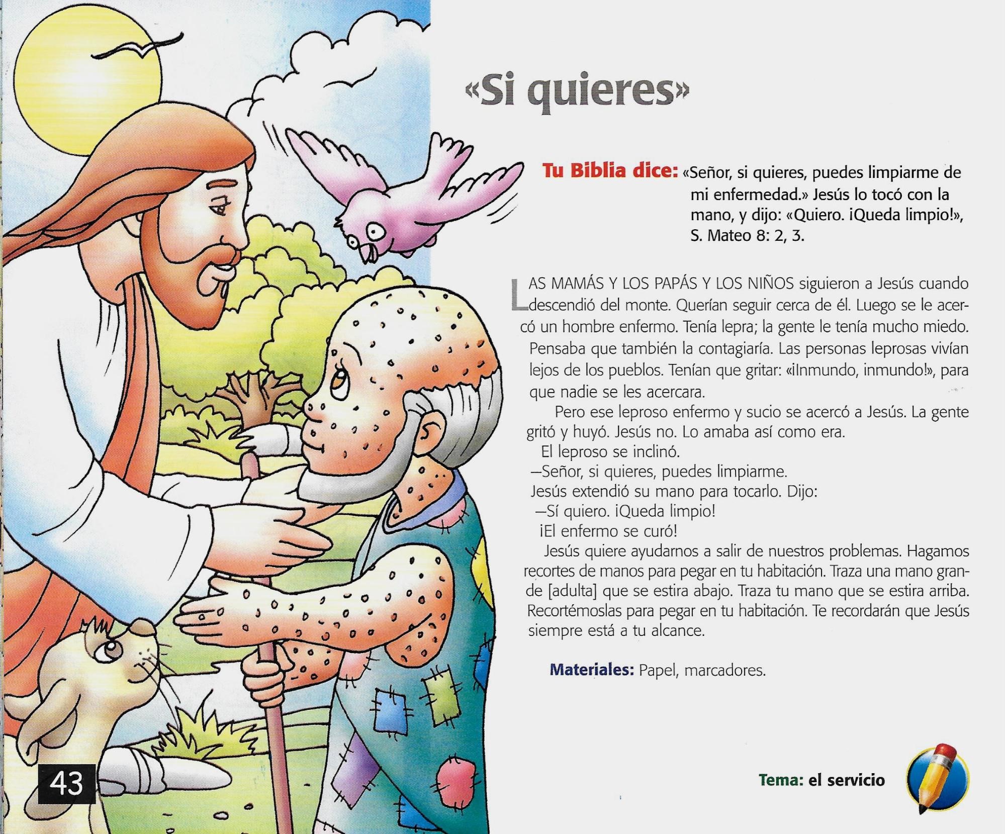 Página ilustrada del devocional