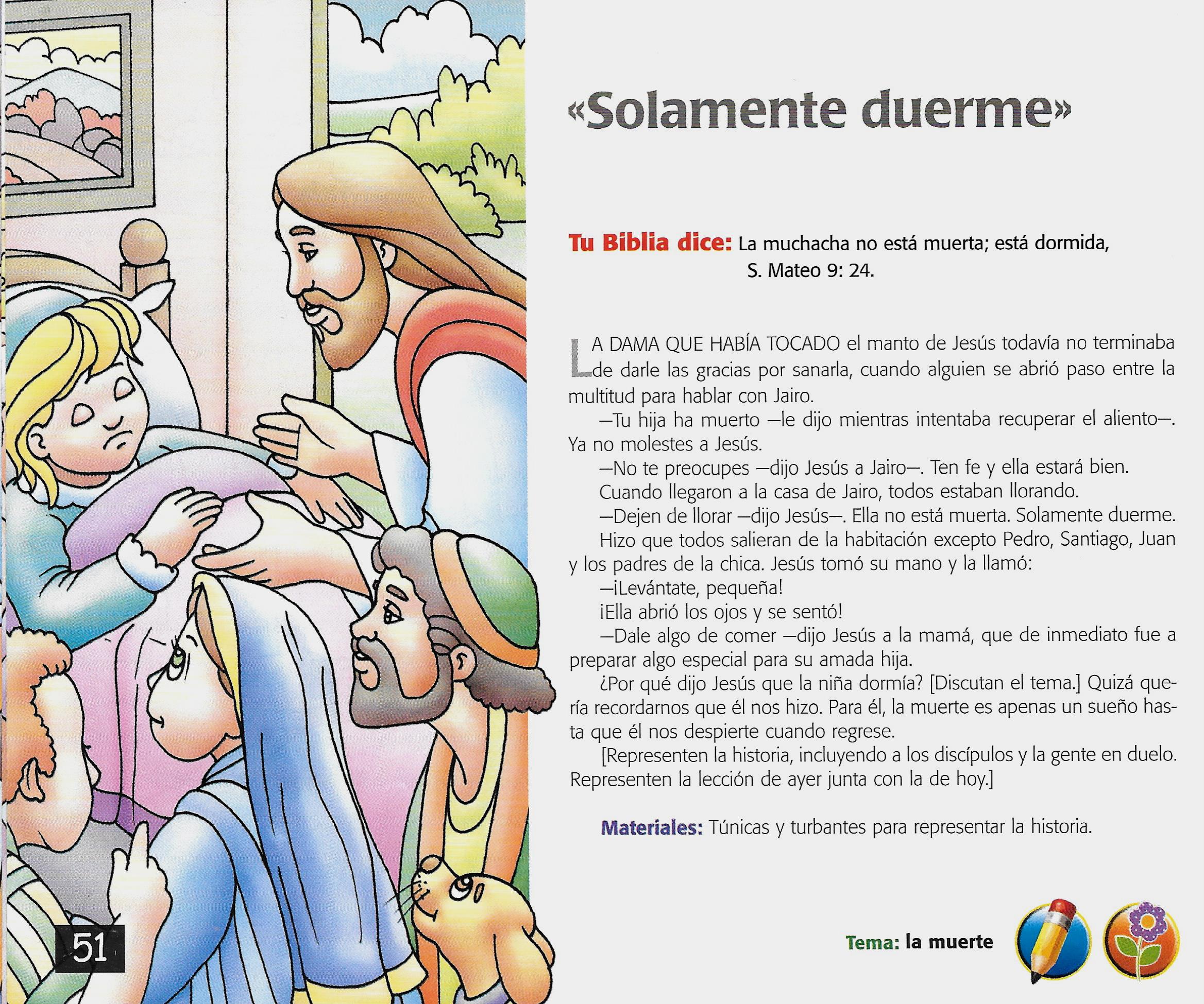 Página ilustrada del devocional