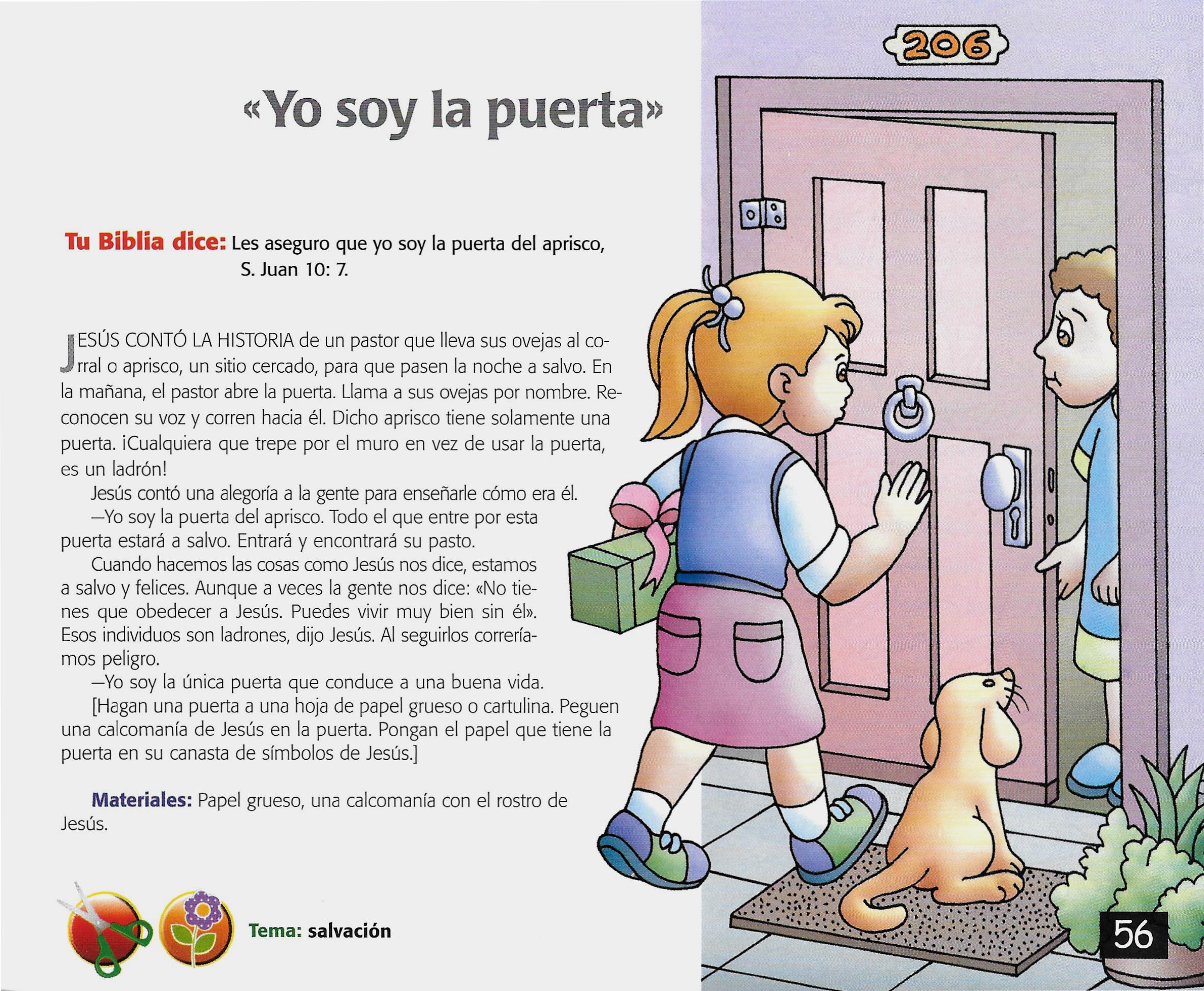 Página ilustrada del devocional
