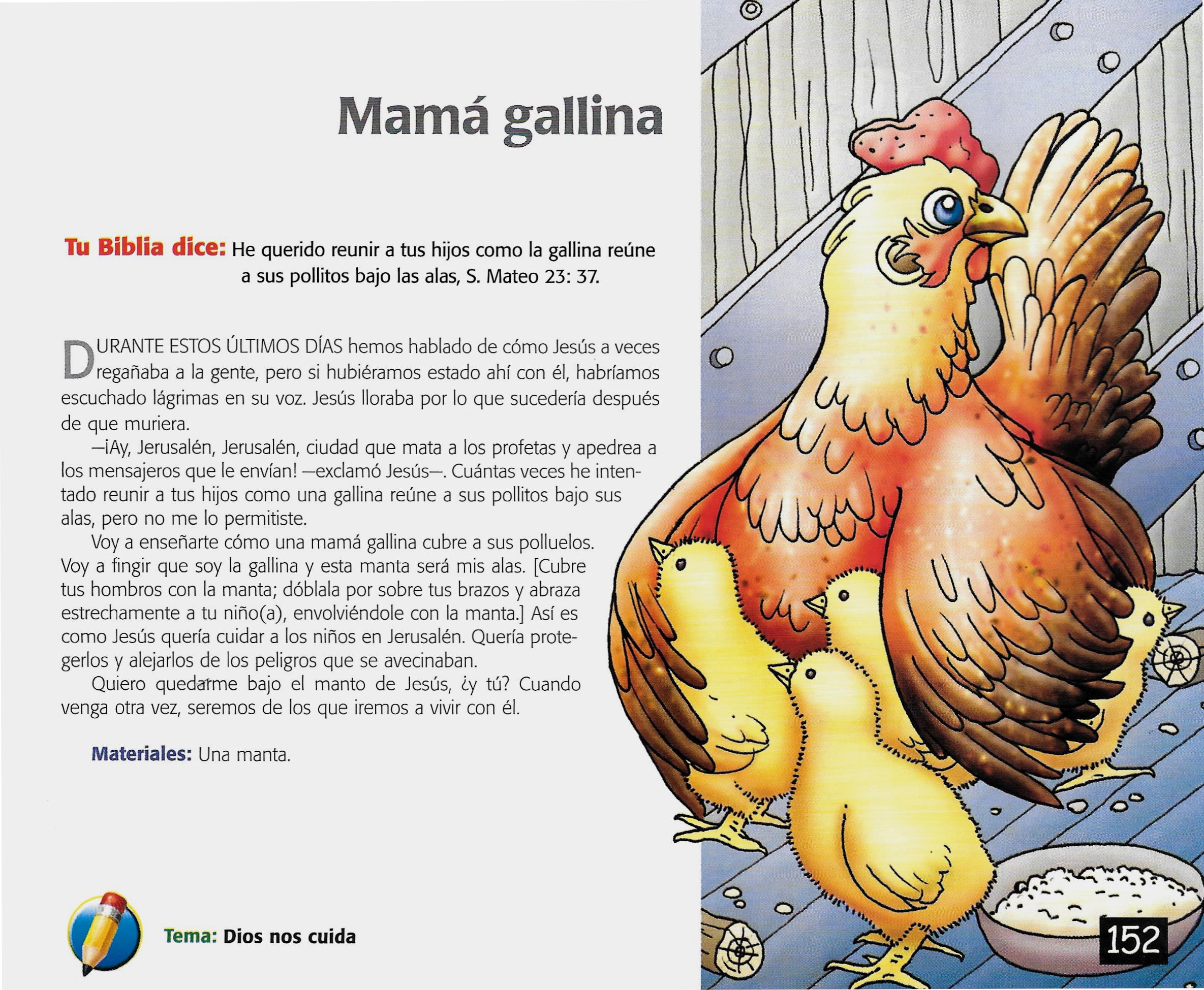 Página ilustrada del devocional