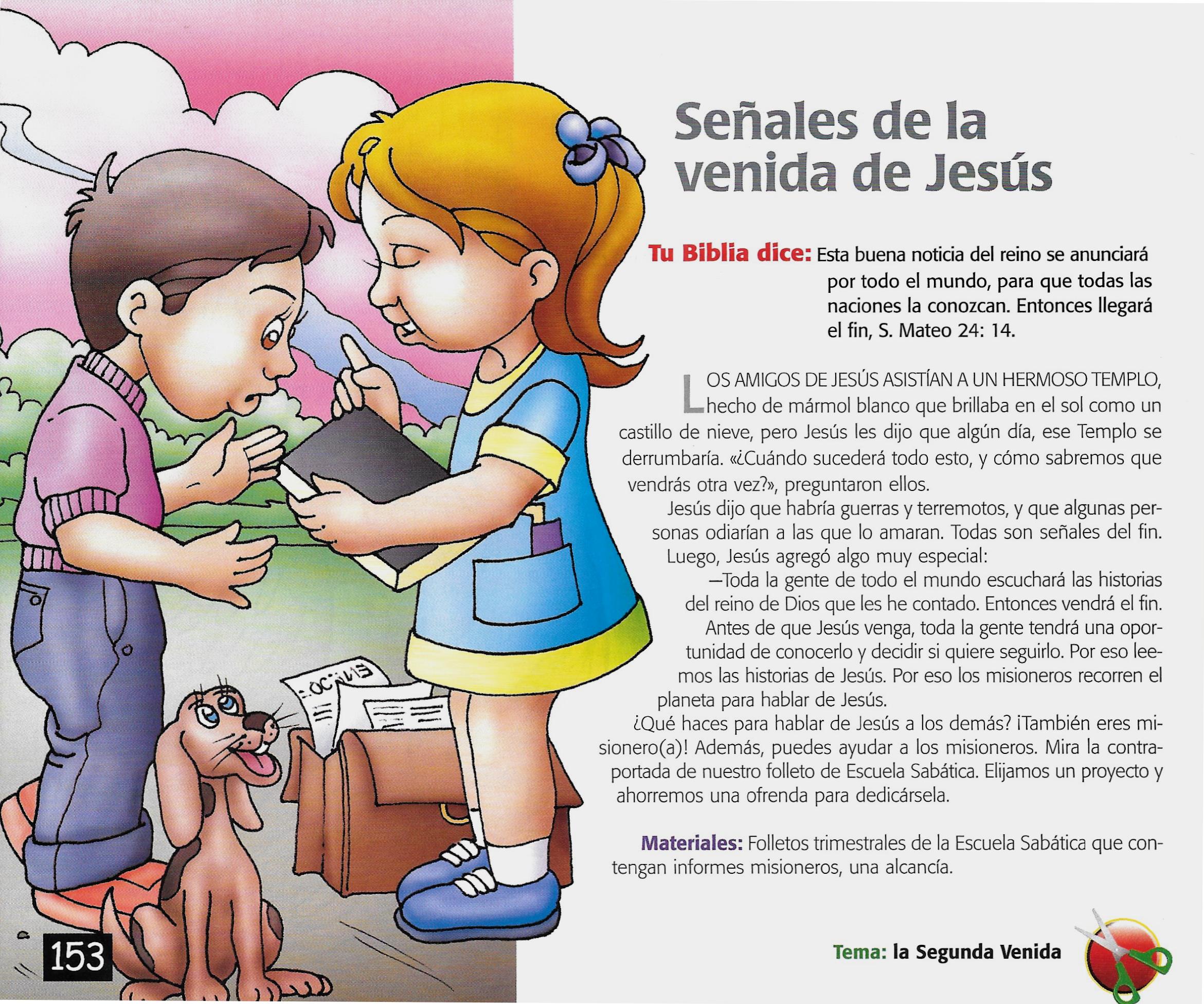 Página ilustrada del devocional