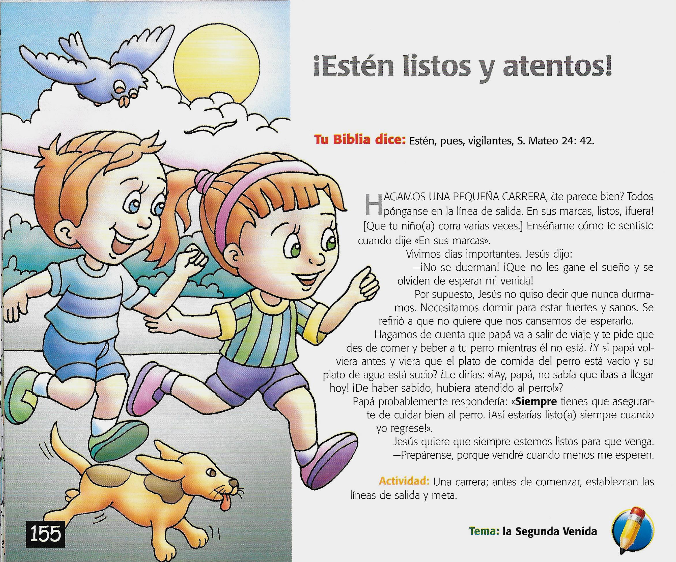Página ilustrada del devocional