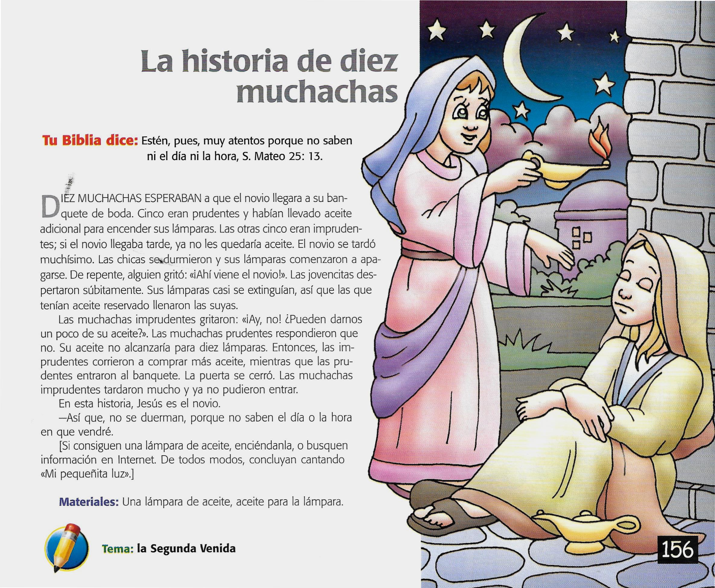 Página ilustrada del devocional
