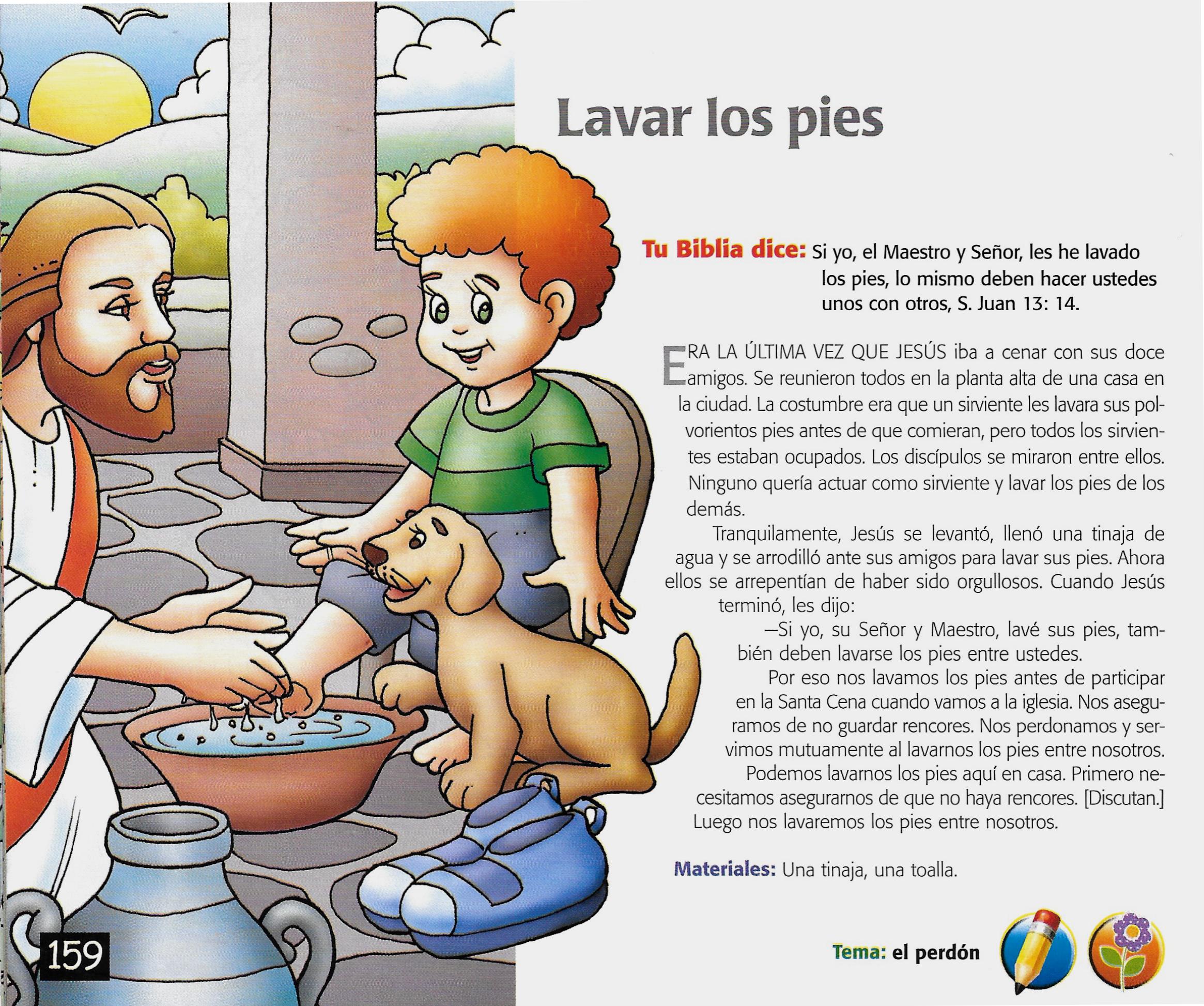 Página ilustrada del devocional