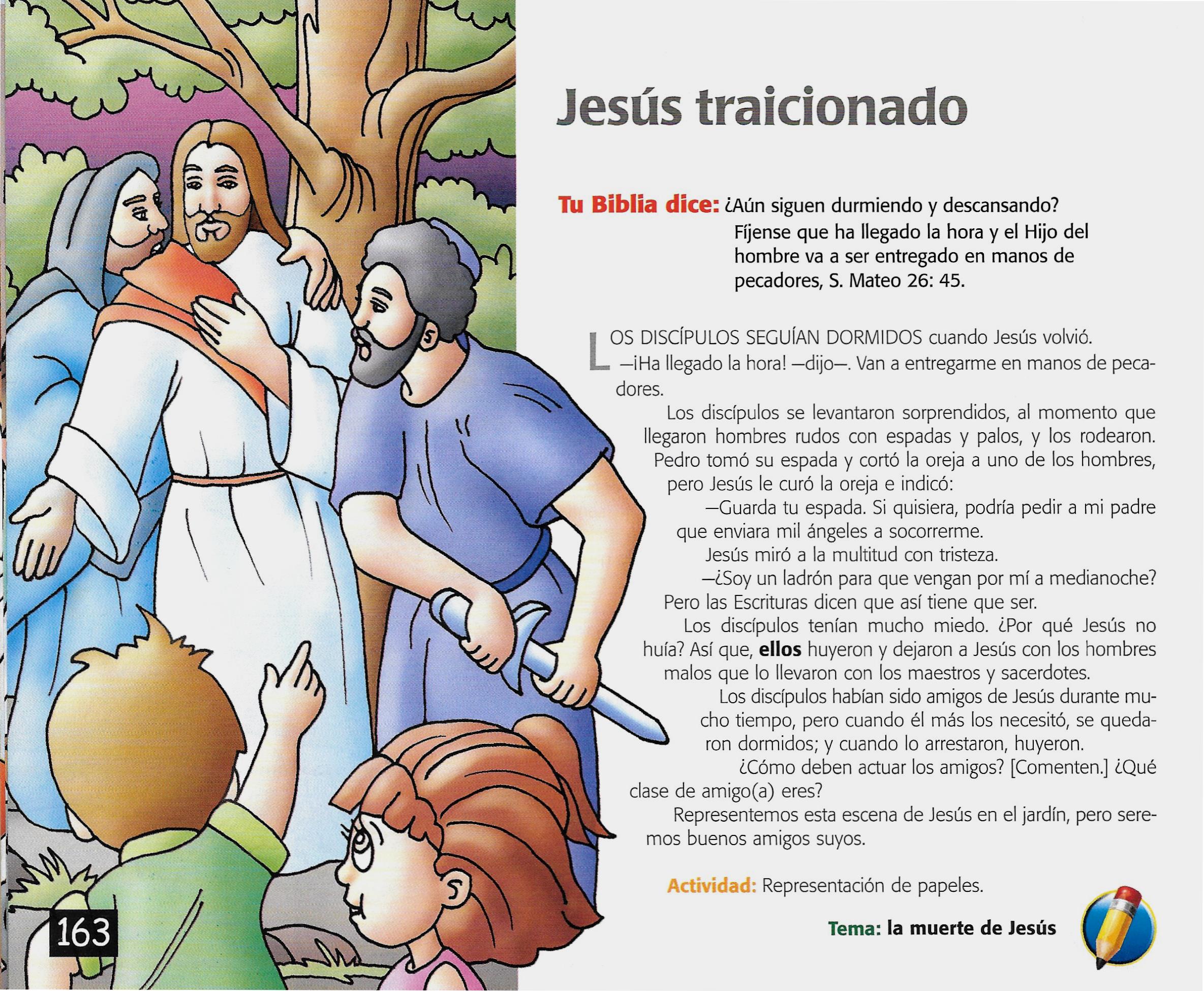 Página ilustrada del devocional
