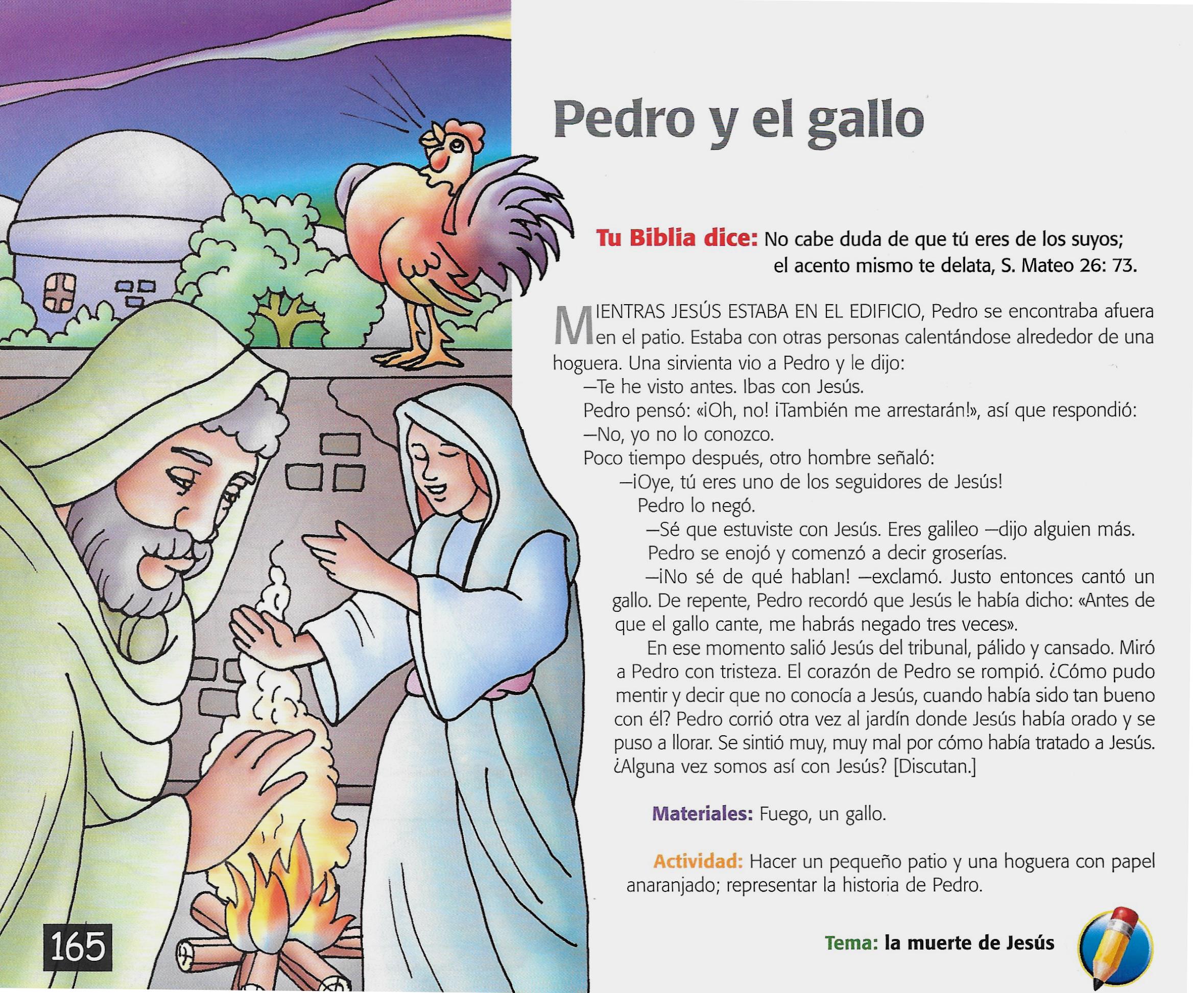 Página ilustrada del devocional