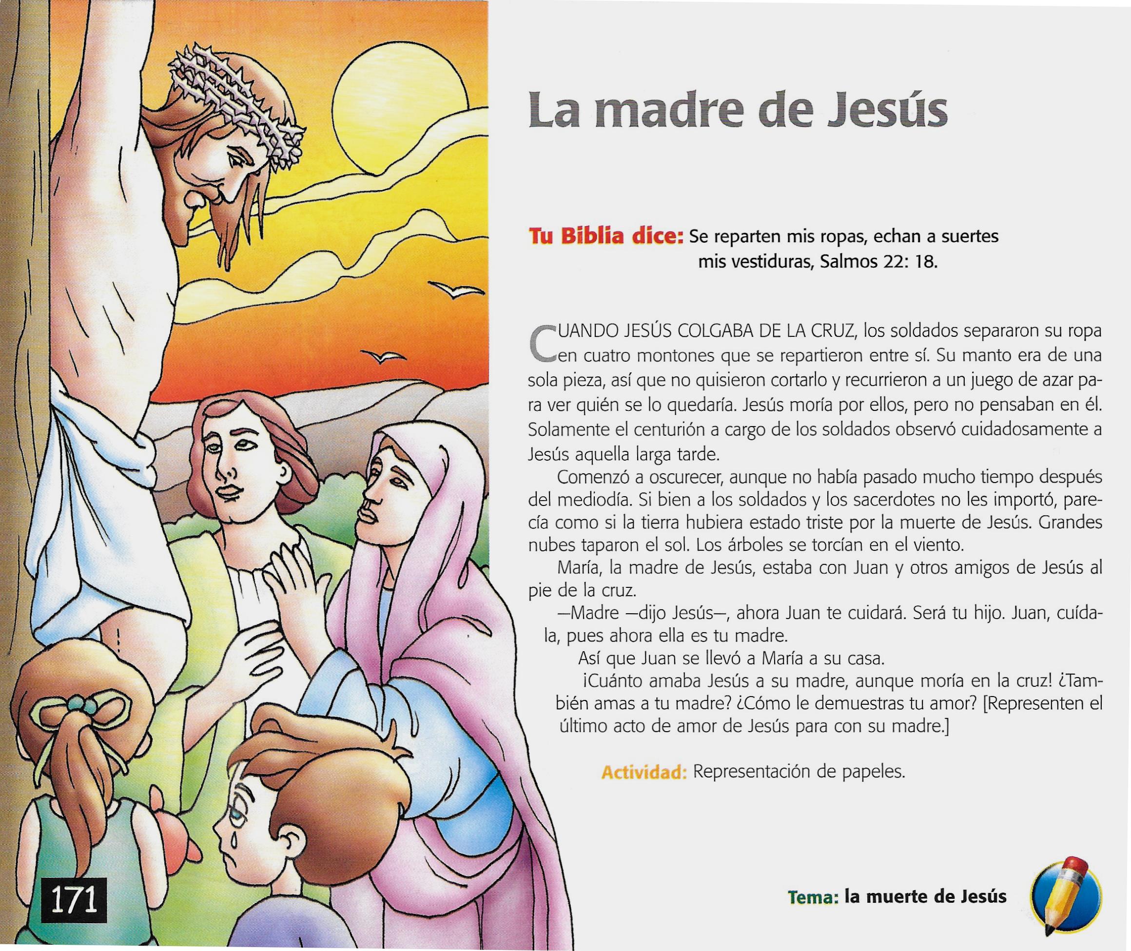 Página ilustrada del devocional