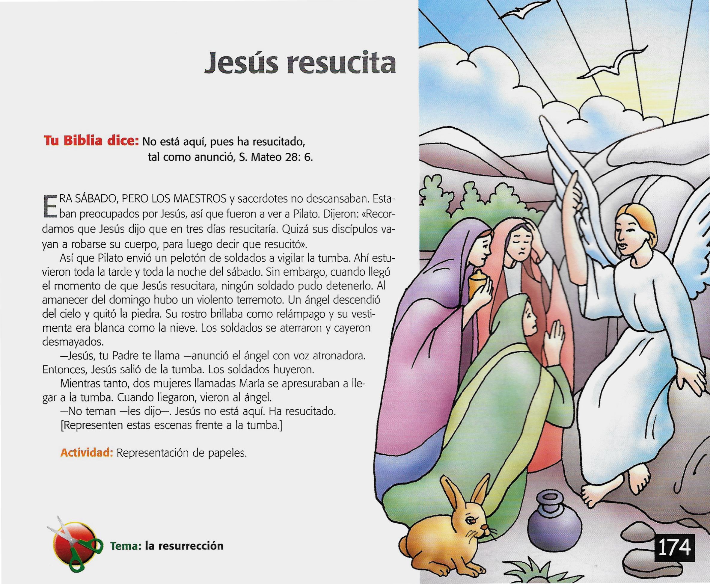 Página ilustrada del devocional