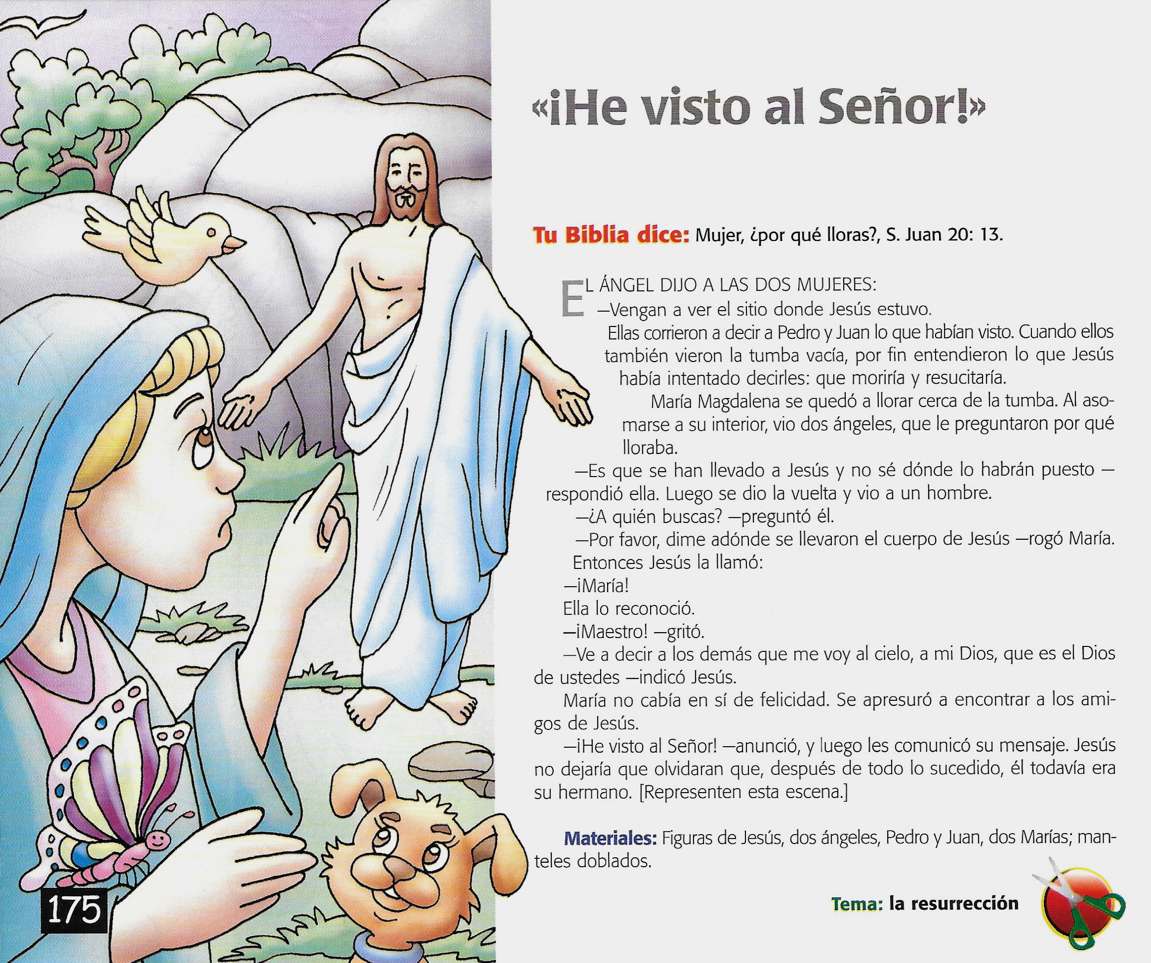 Página ilustrada del devocional