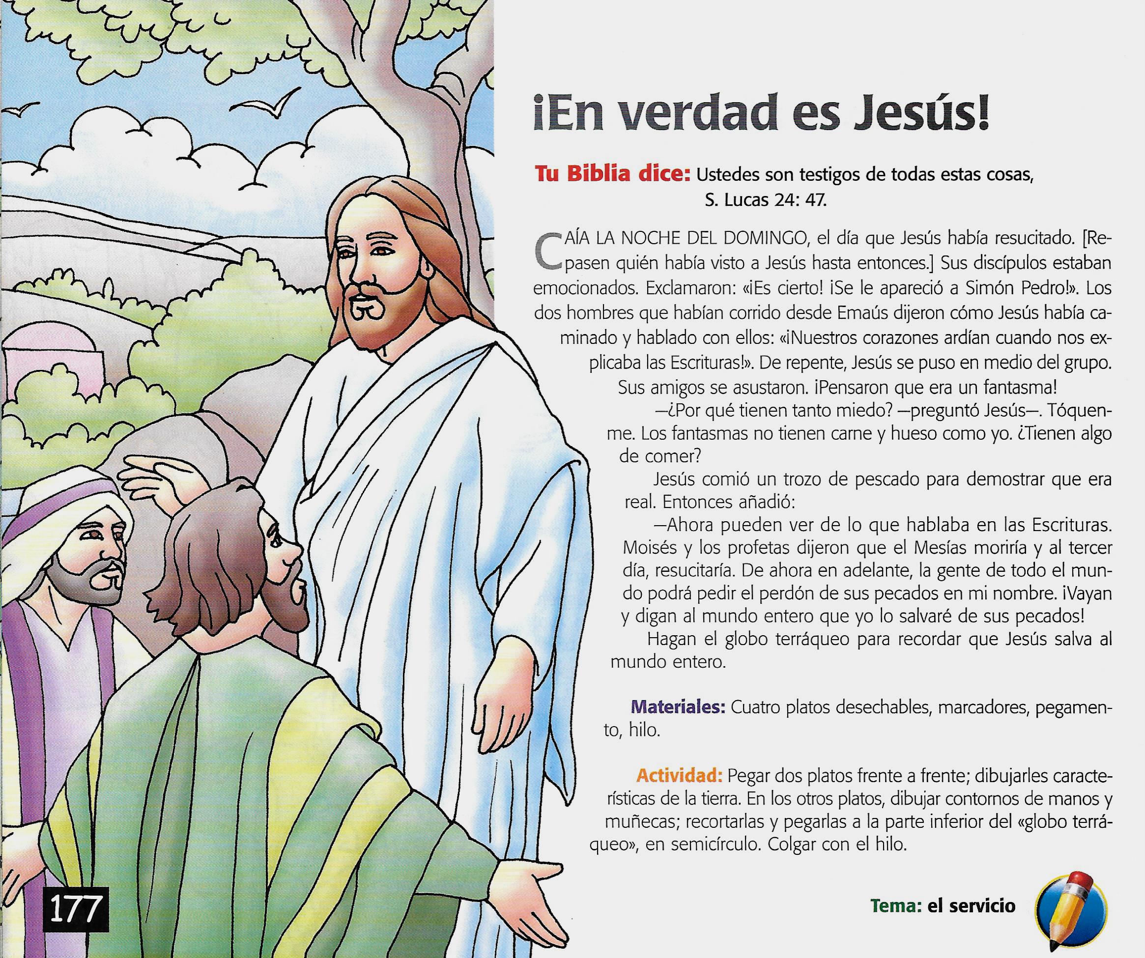 Página ilustrada del devocional