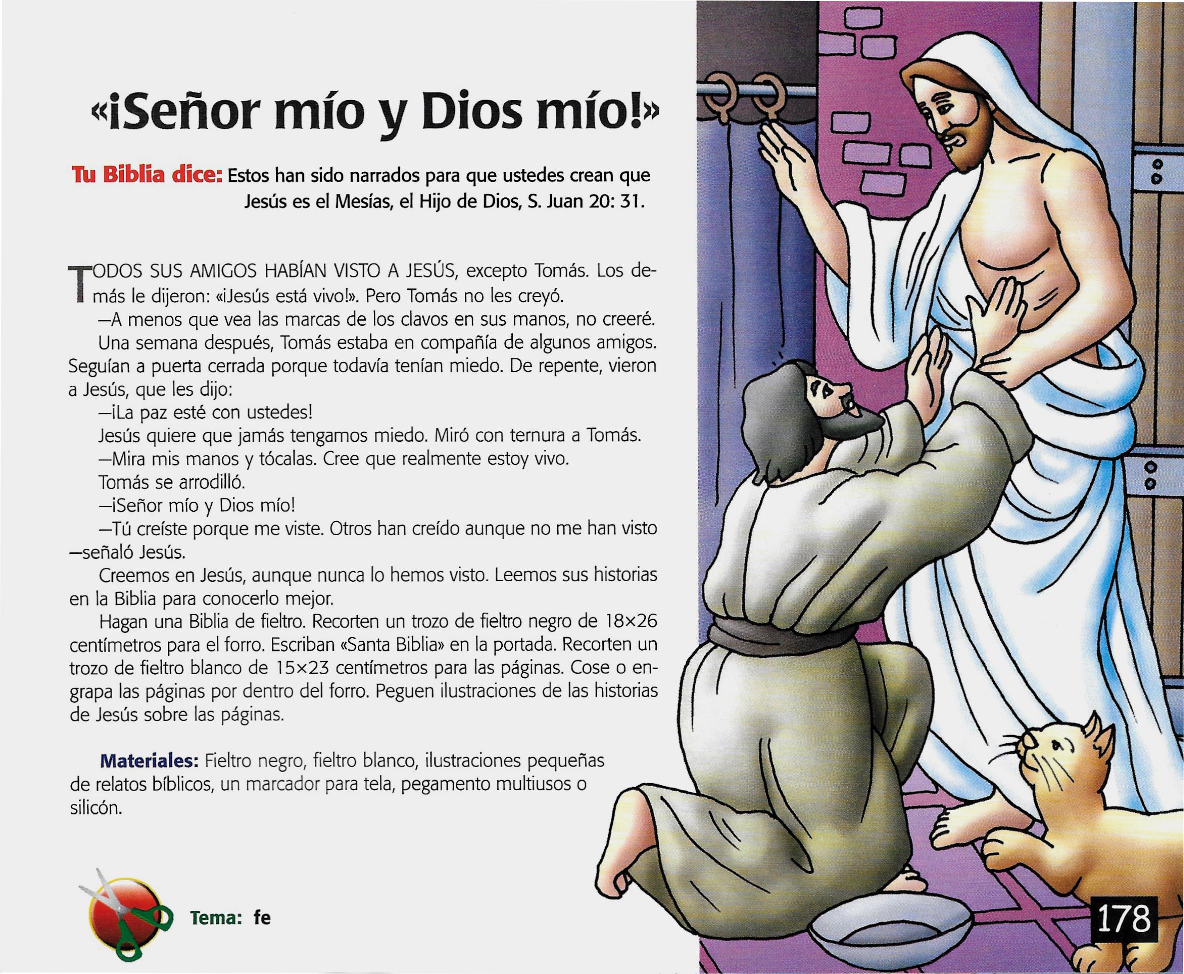 Página ilustrada del devocional