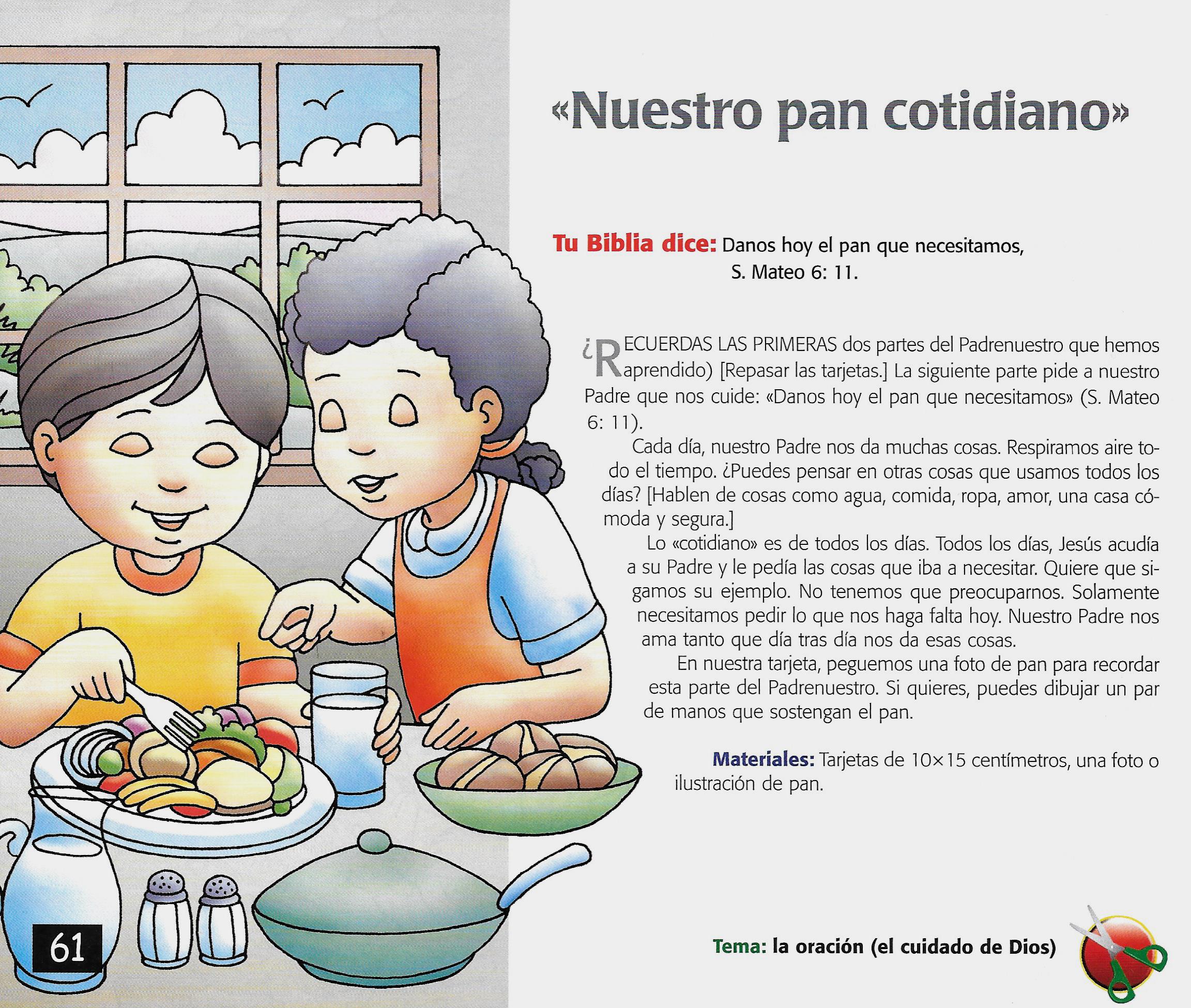 Página ilustrada del devocional