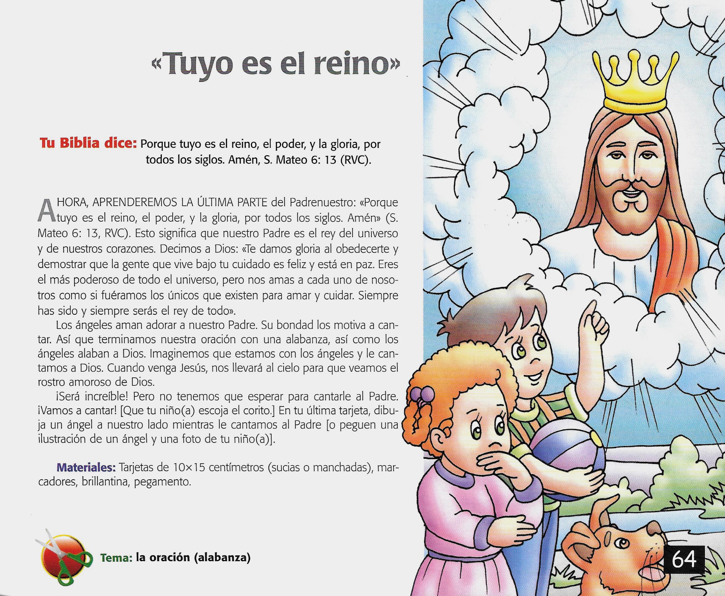 Página ilustrada del devocional