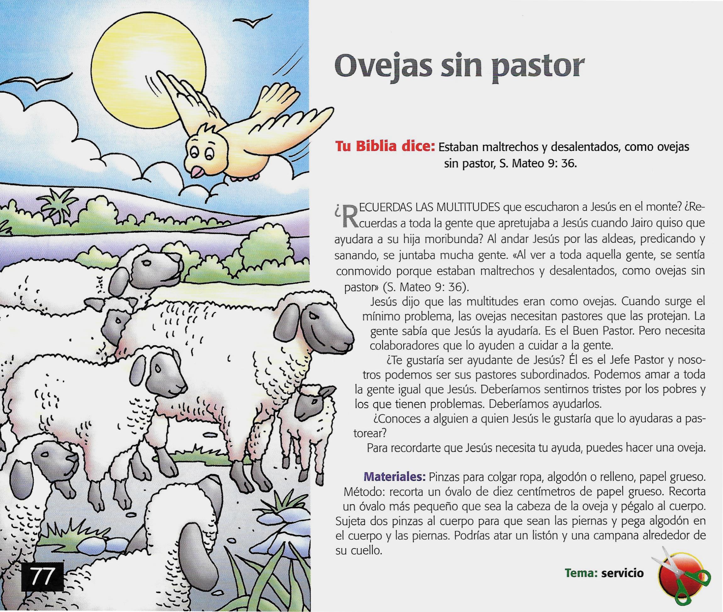 Página ilustrada del devocional