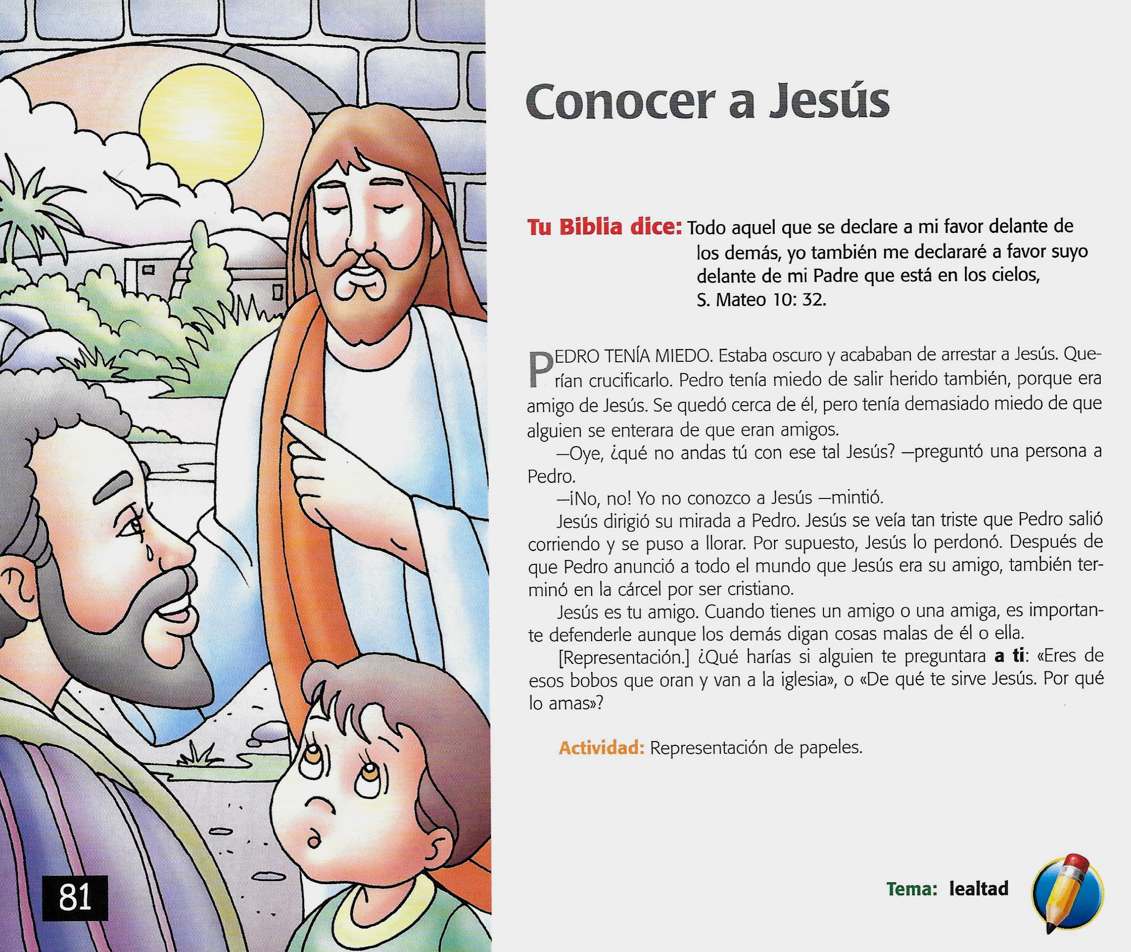 Página ilustrada del devocional