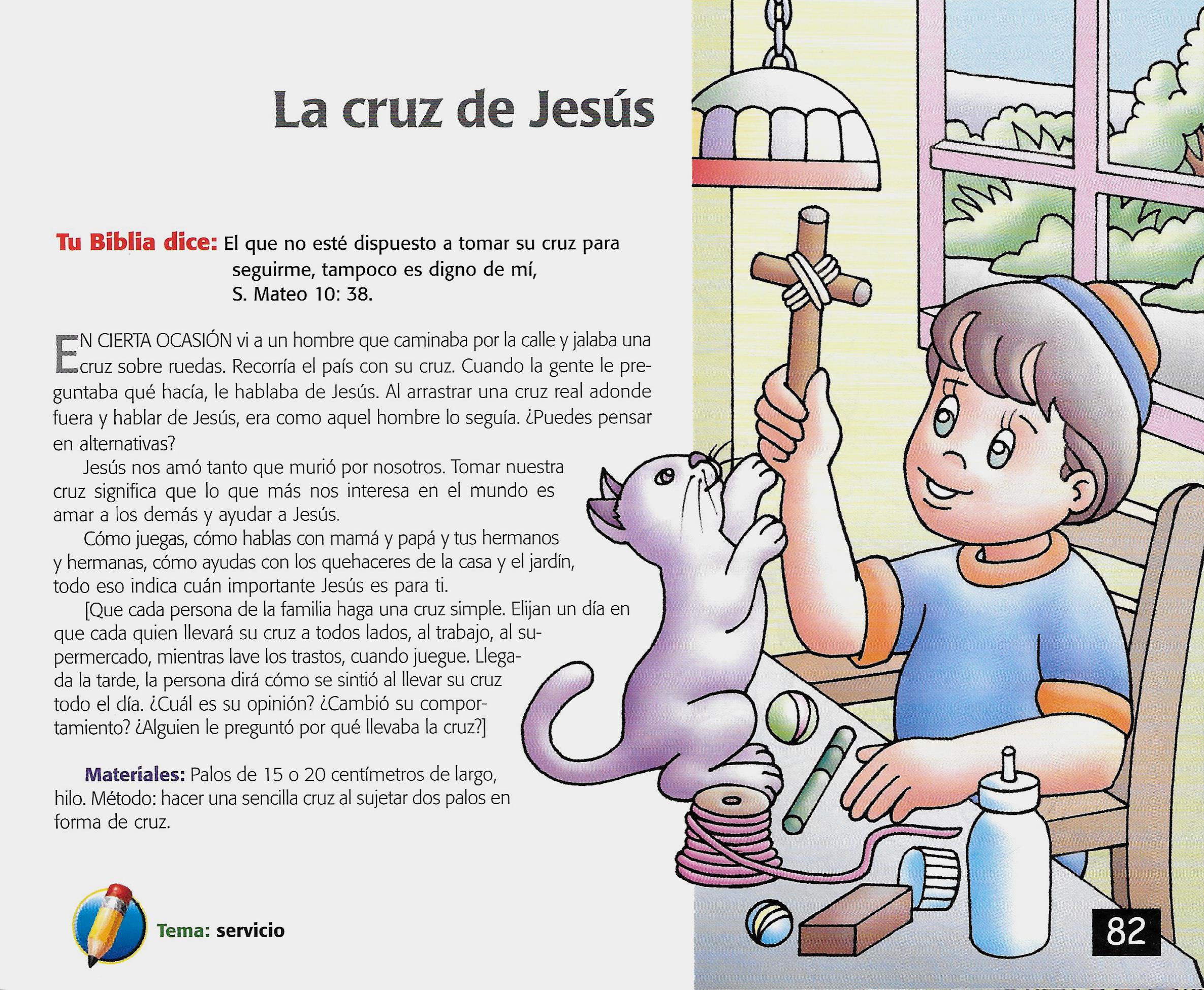 Página ilustrada del devocional