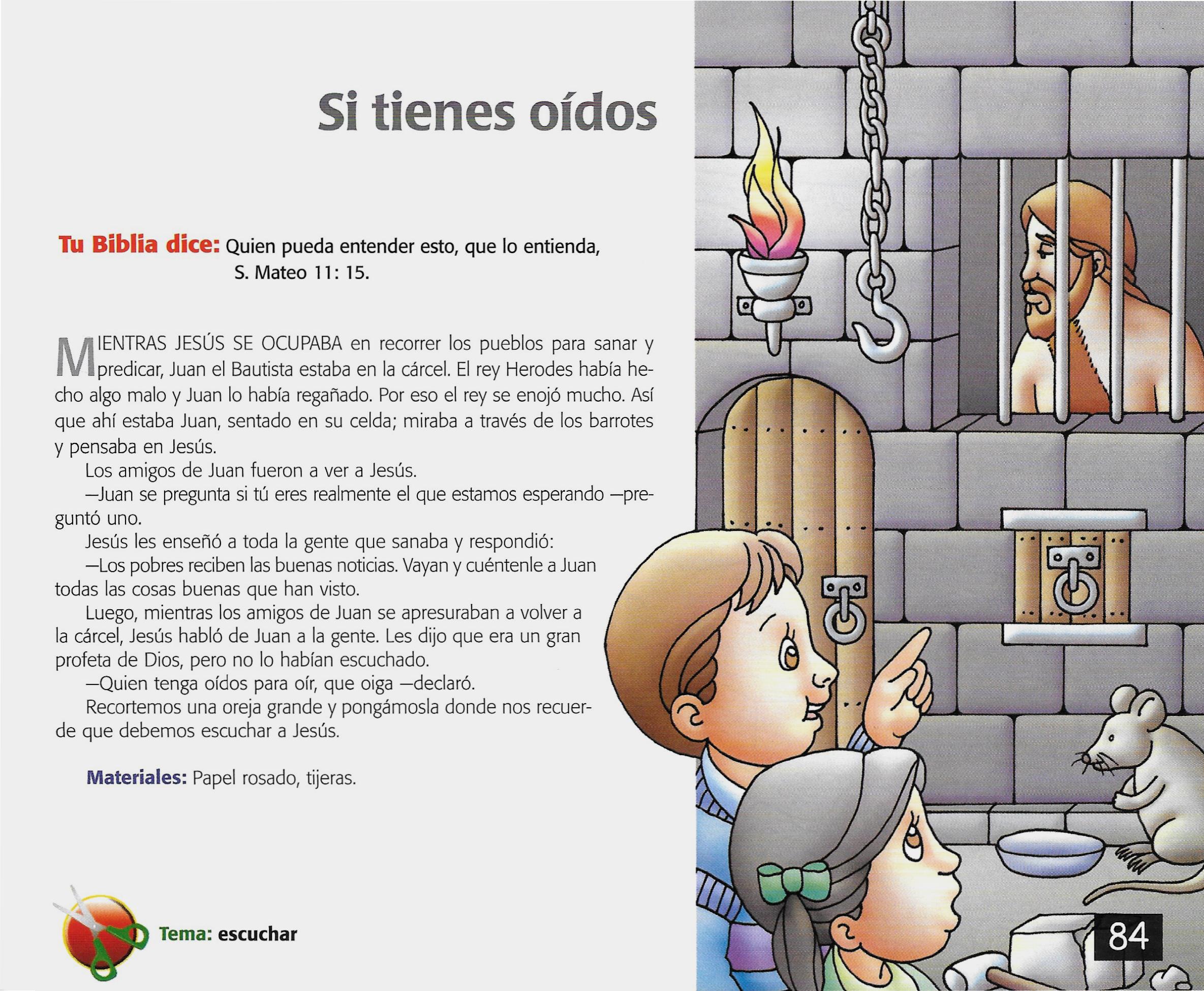 Página ilustrada del devocional