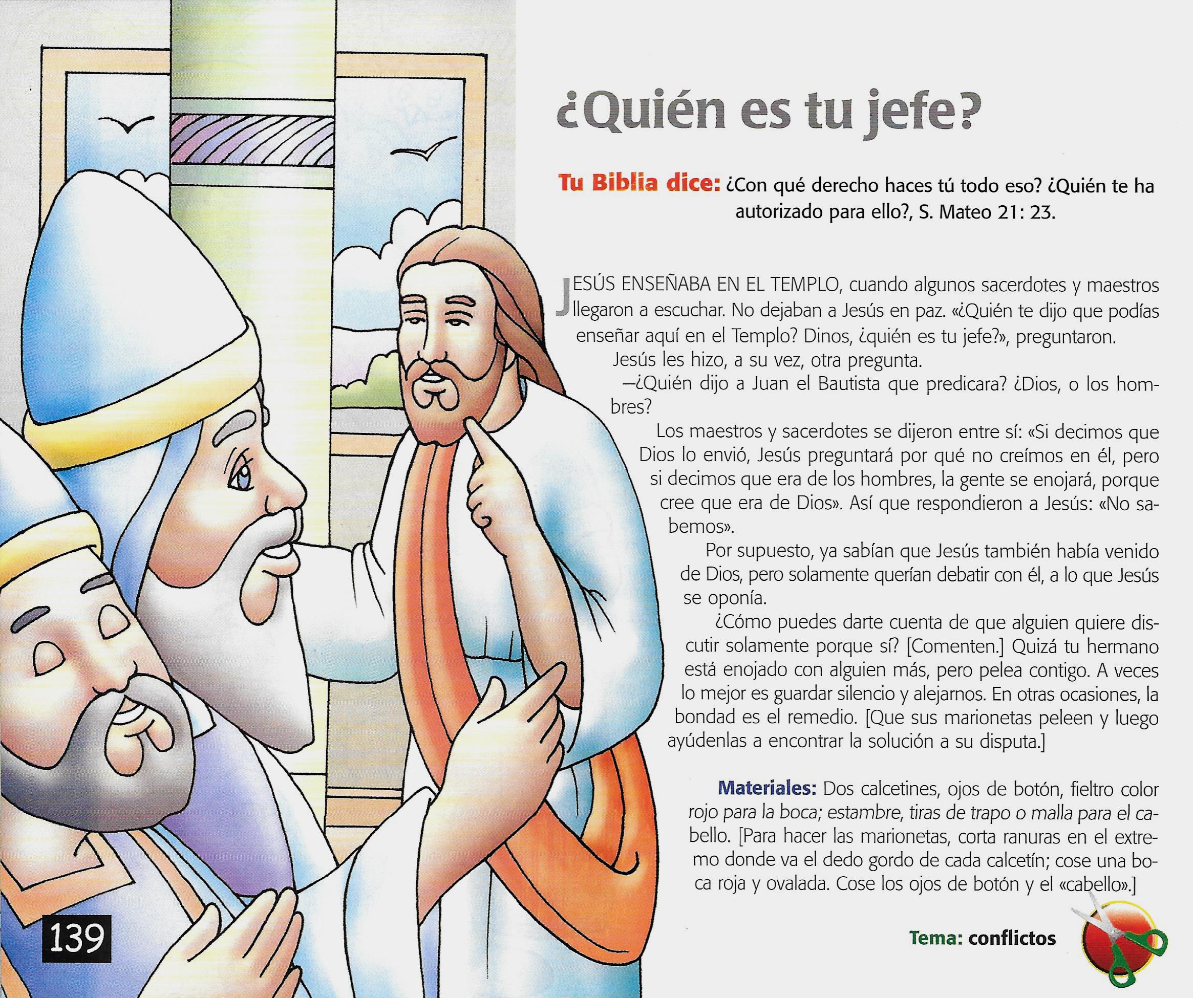 Página ilustrada del devocional