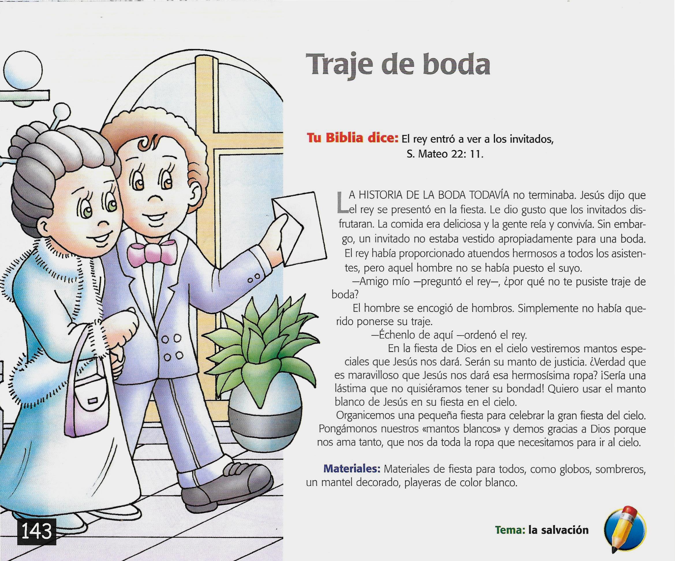 Página ilustrada del devocional