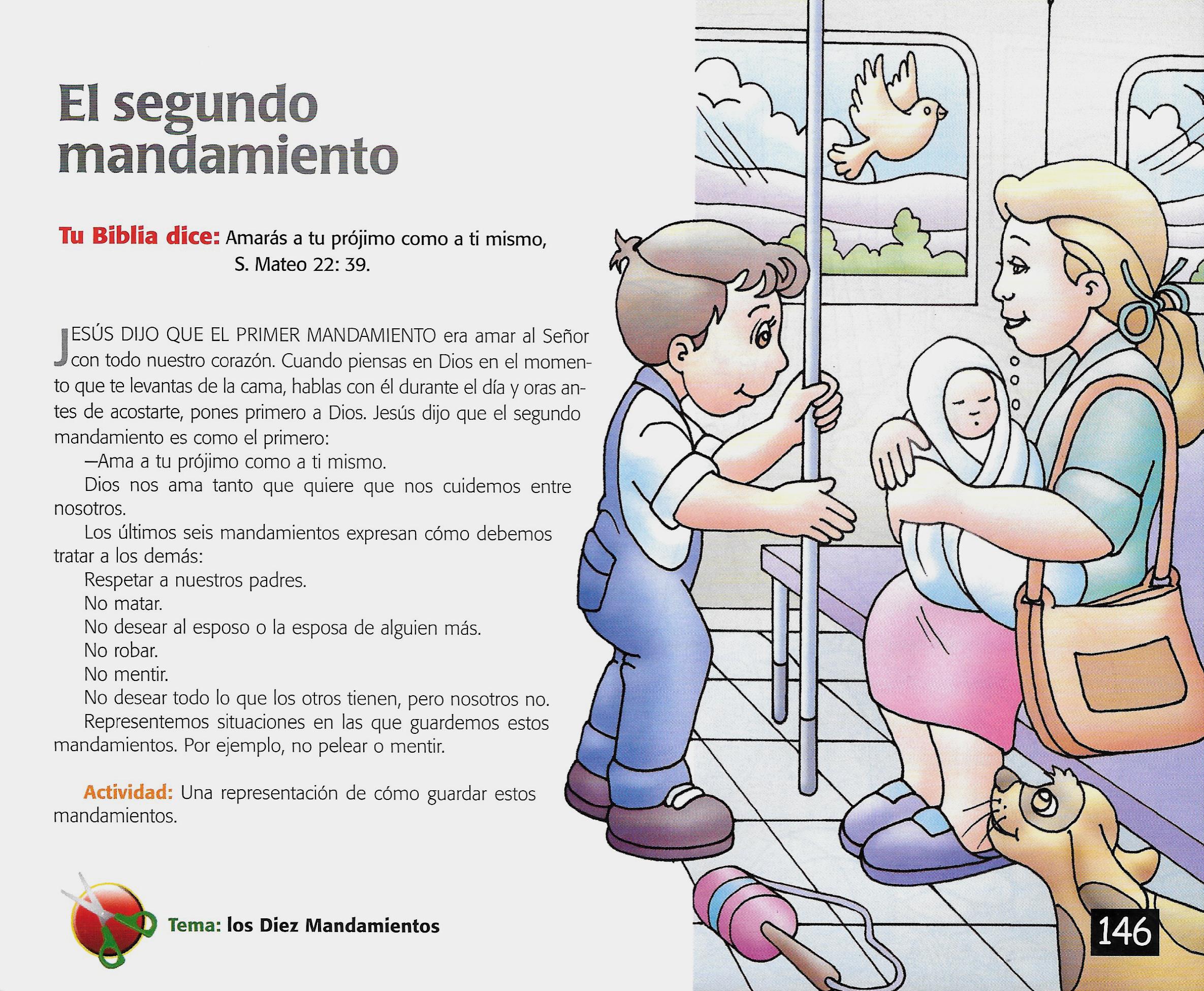 Página ilustrada del devocional