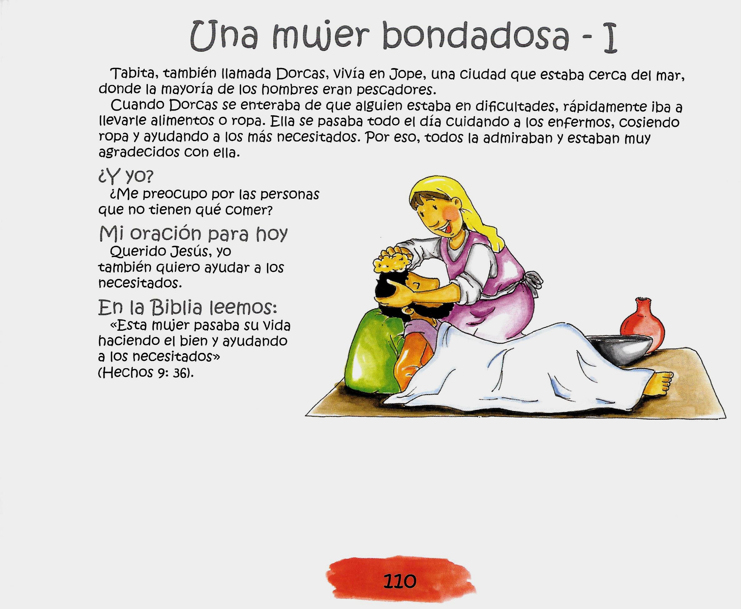 Página ilustrada del devocional