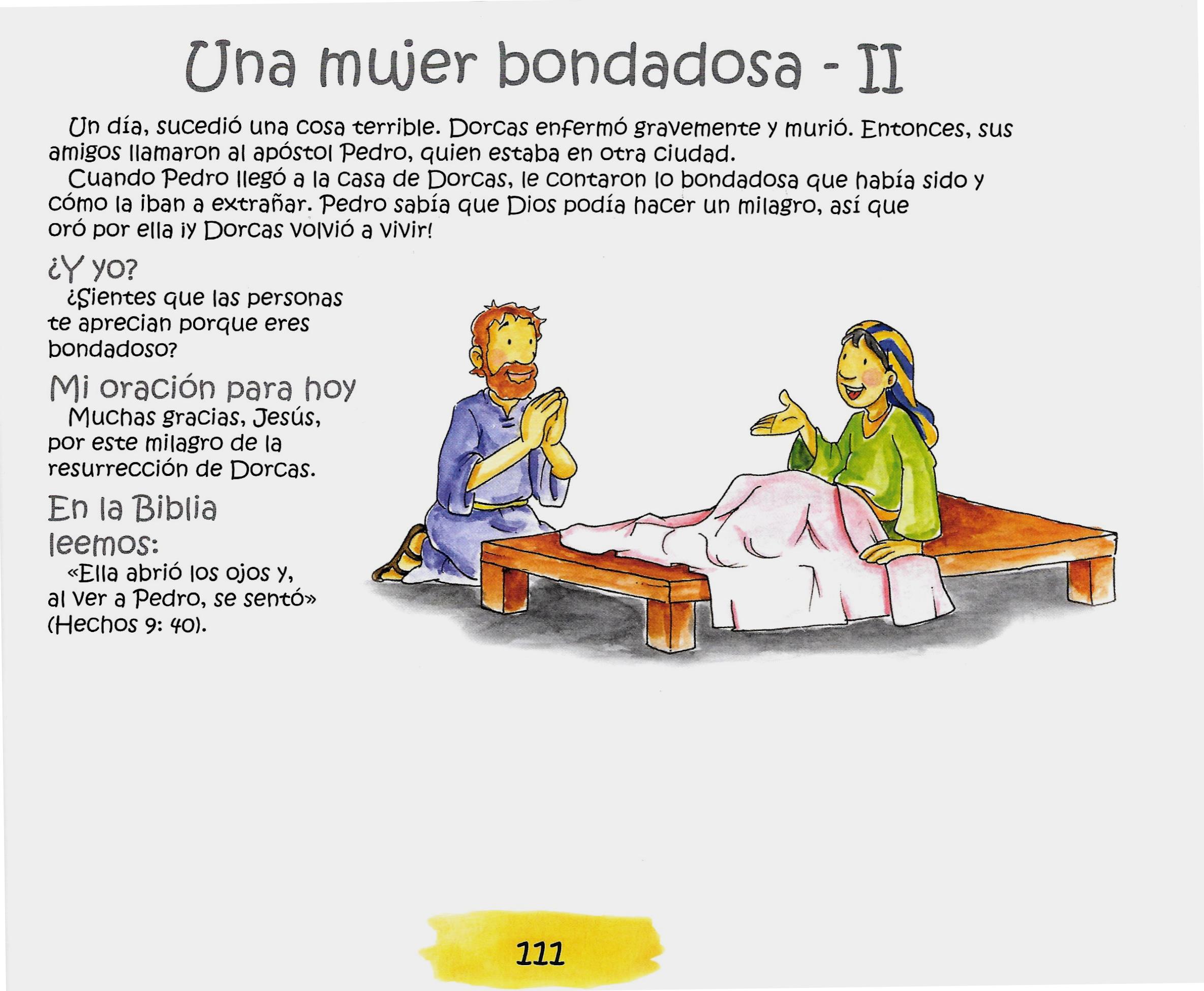 Página ilustrada del devocional