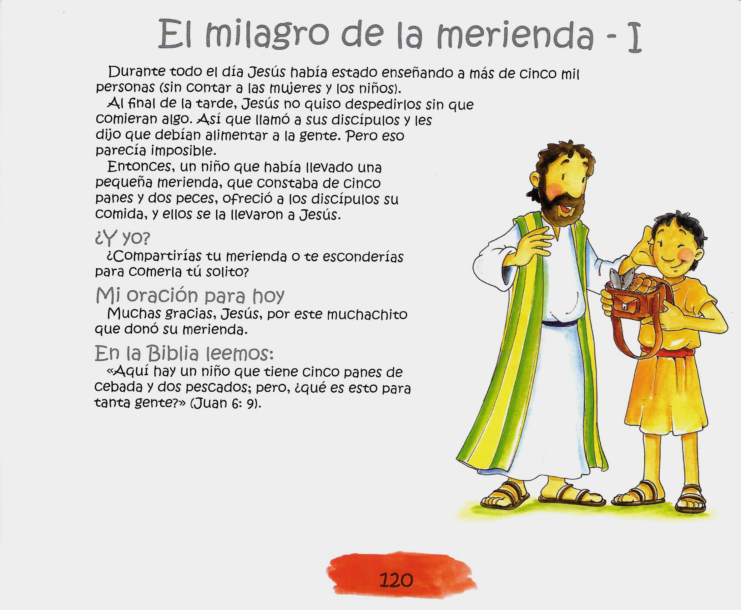 Página ilustrada del devocional