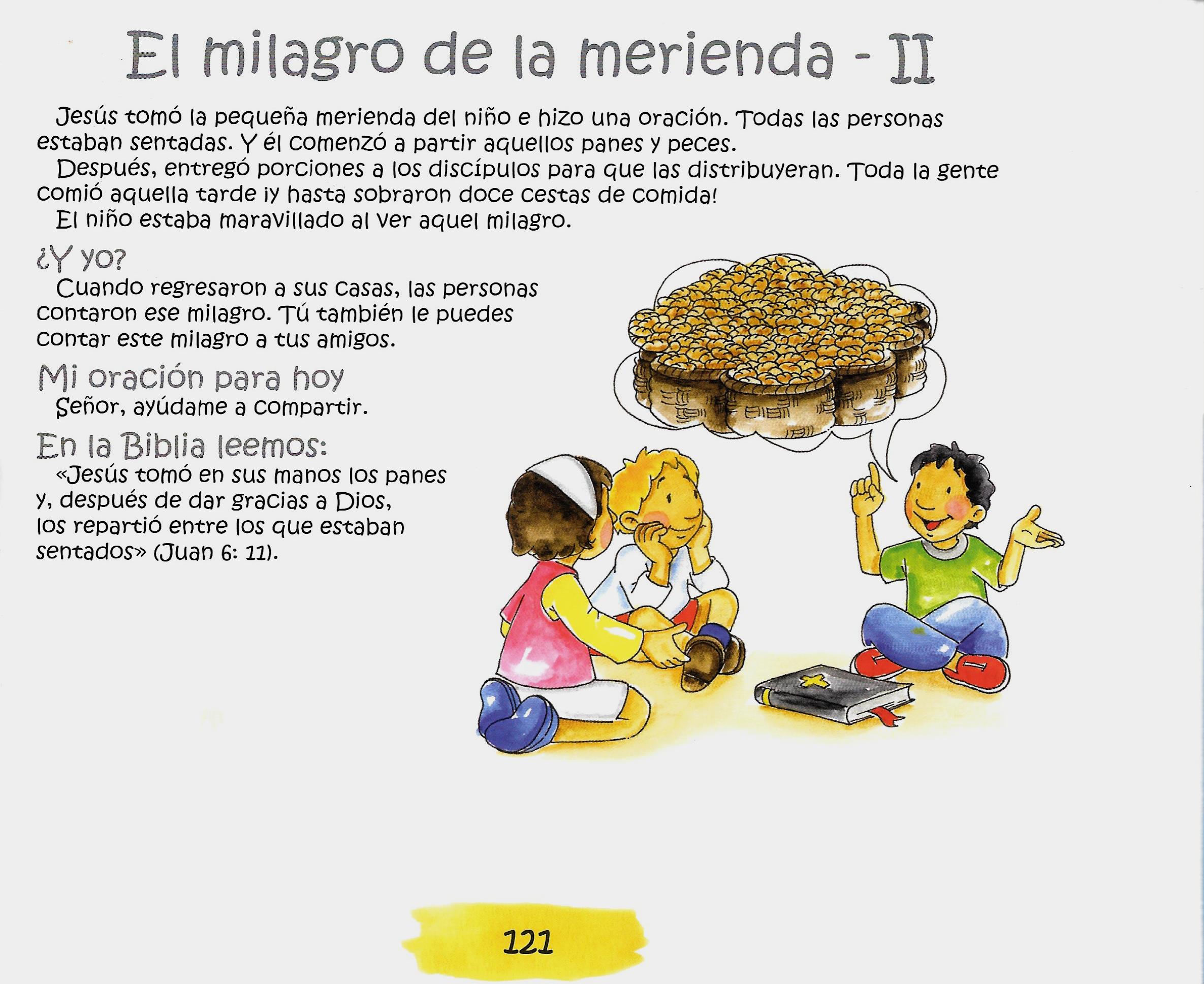 Página ilustrada del devocional