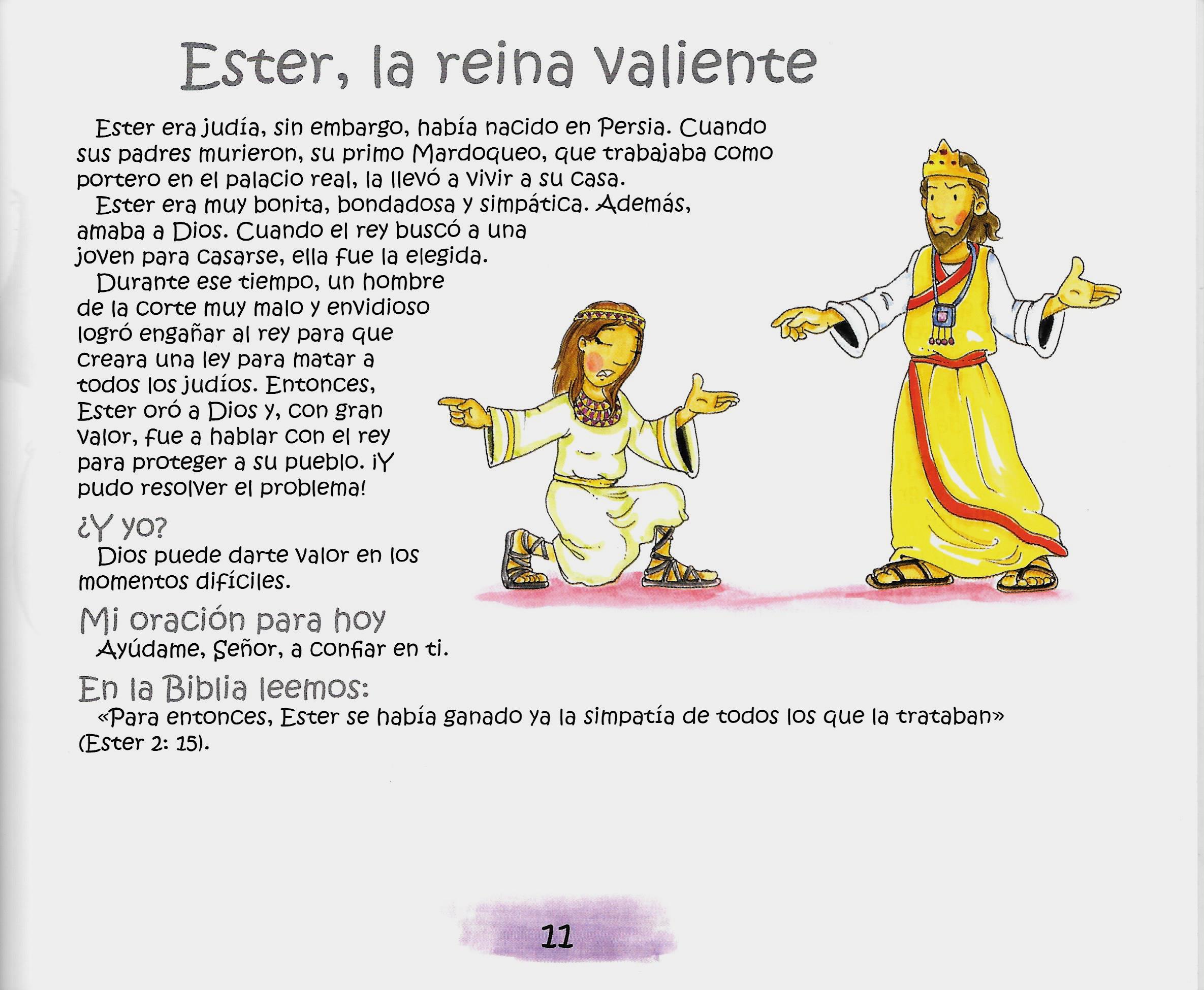 Página ilustrada del devocional