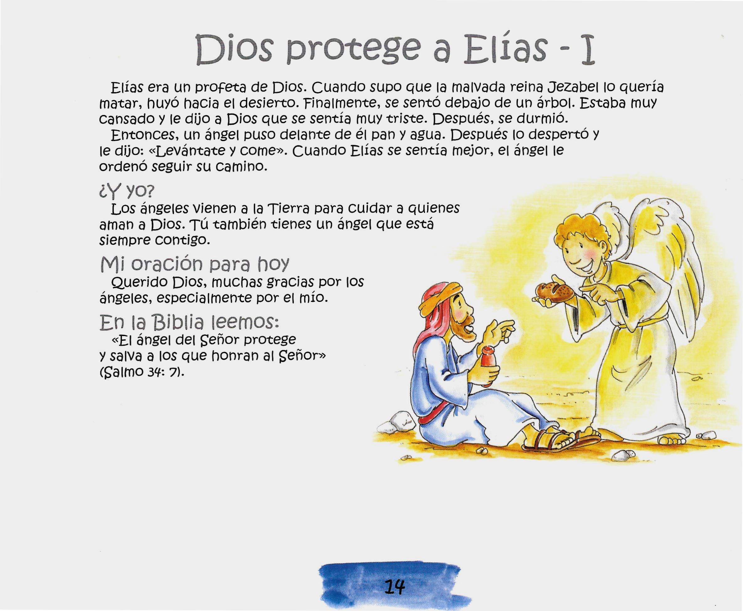 Página ilustrada del devocional