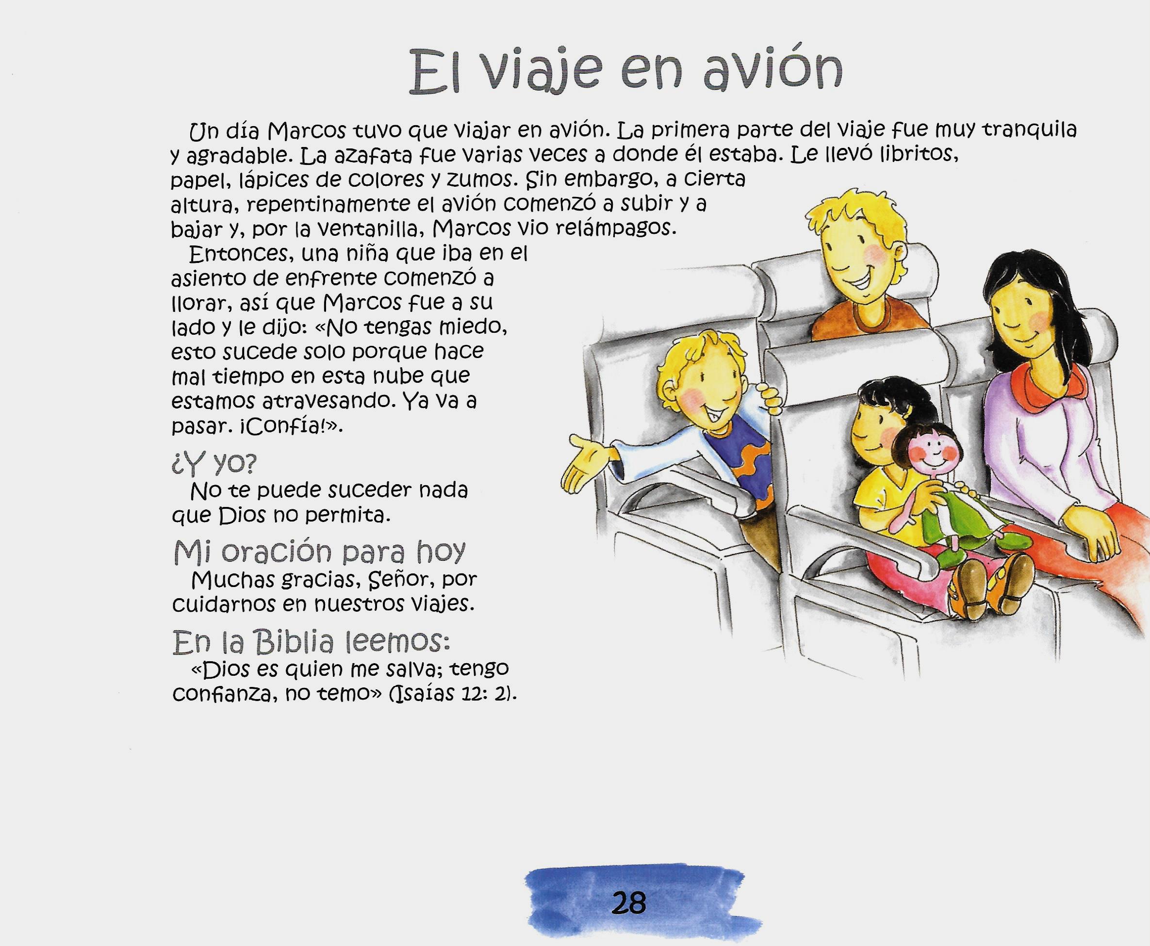 Página ilustrada del devocional