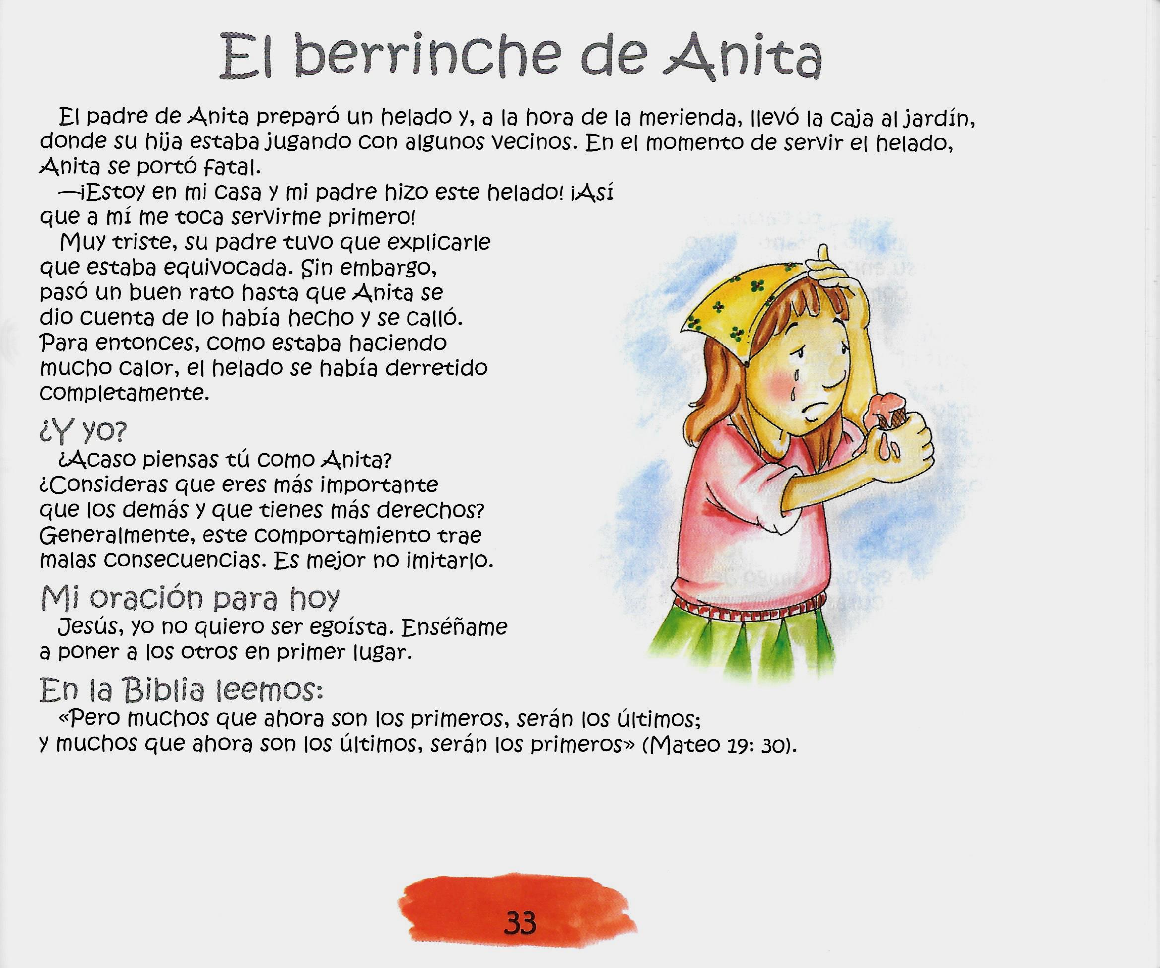 Página ilustrada del devocional