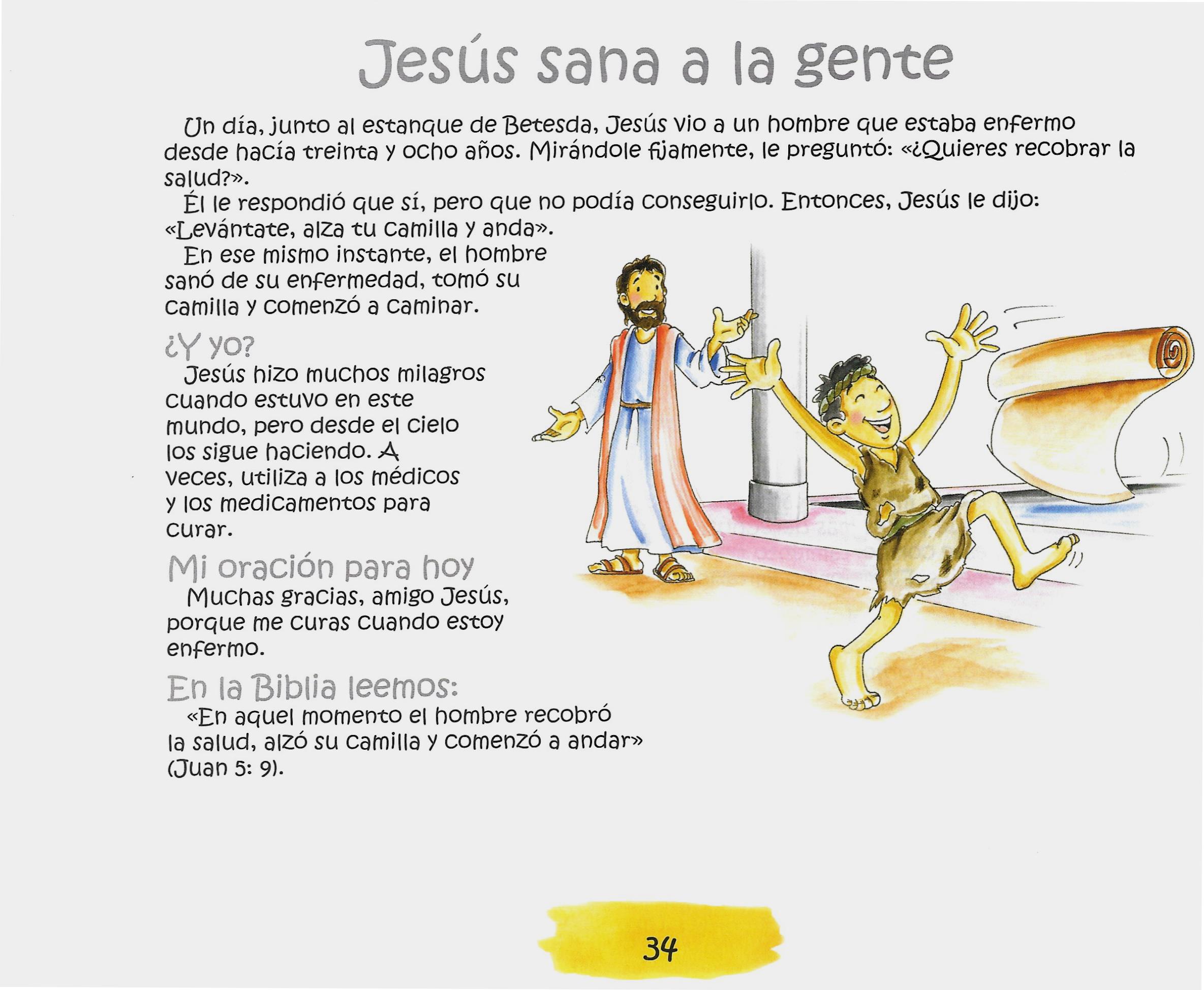 Página ilustrada del devocional