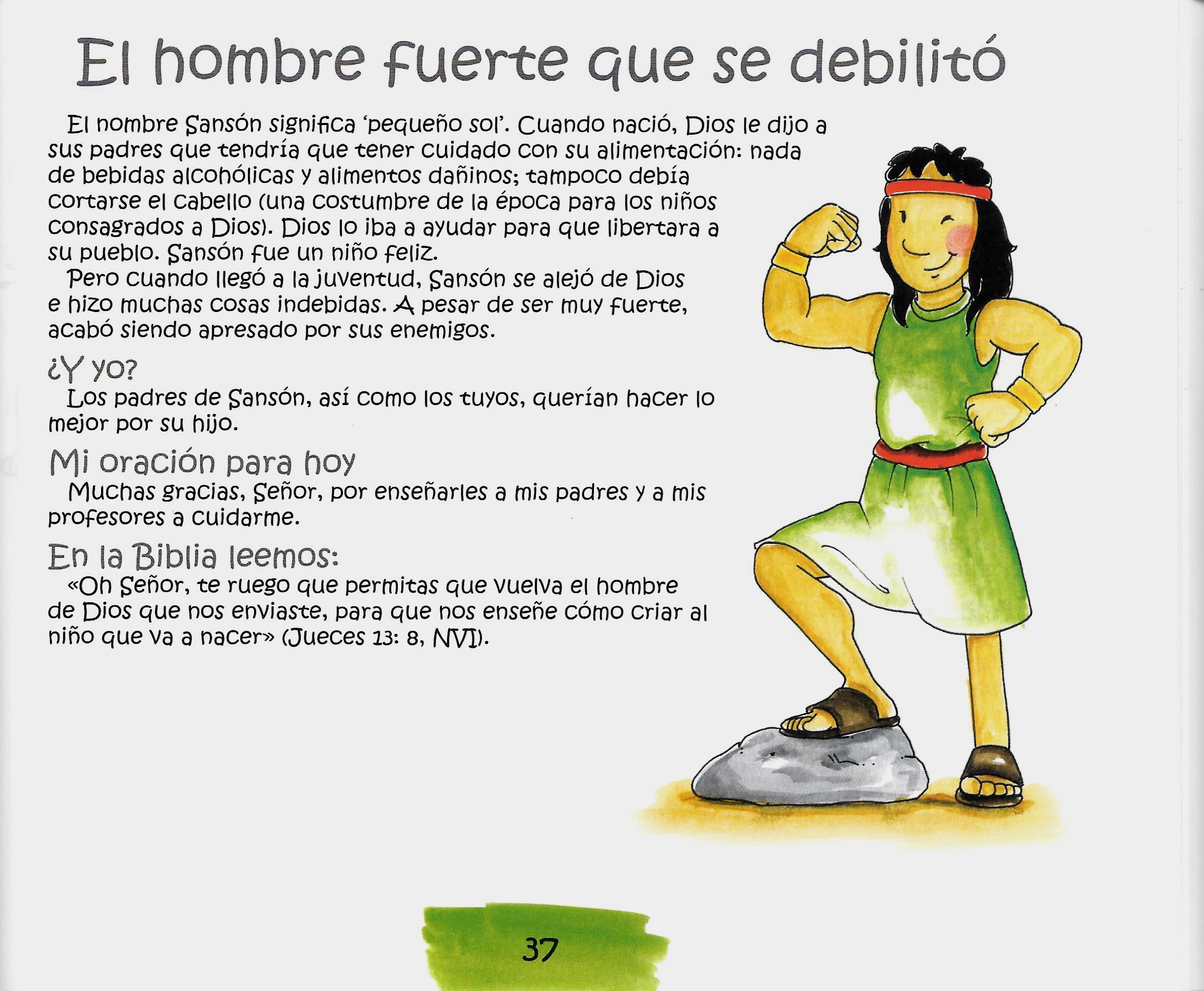 Página ilustrada del devocional
