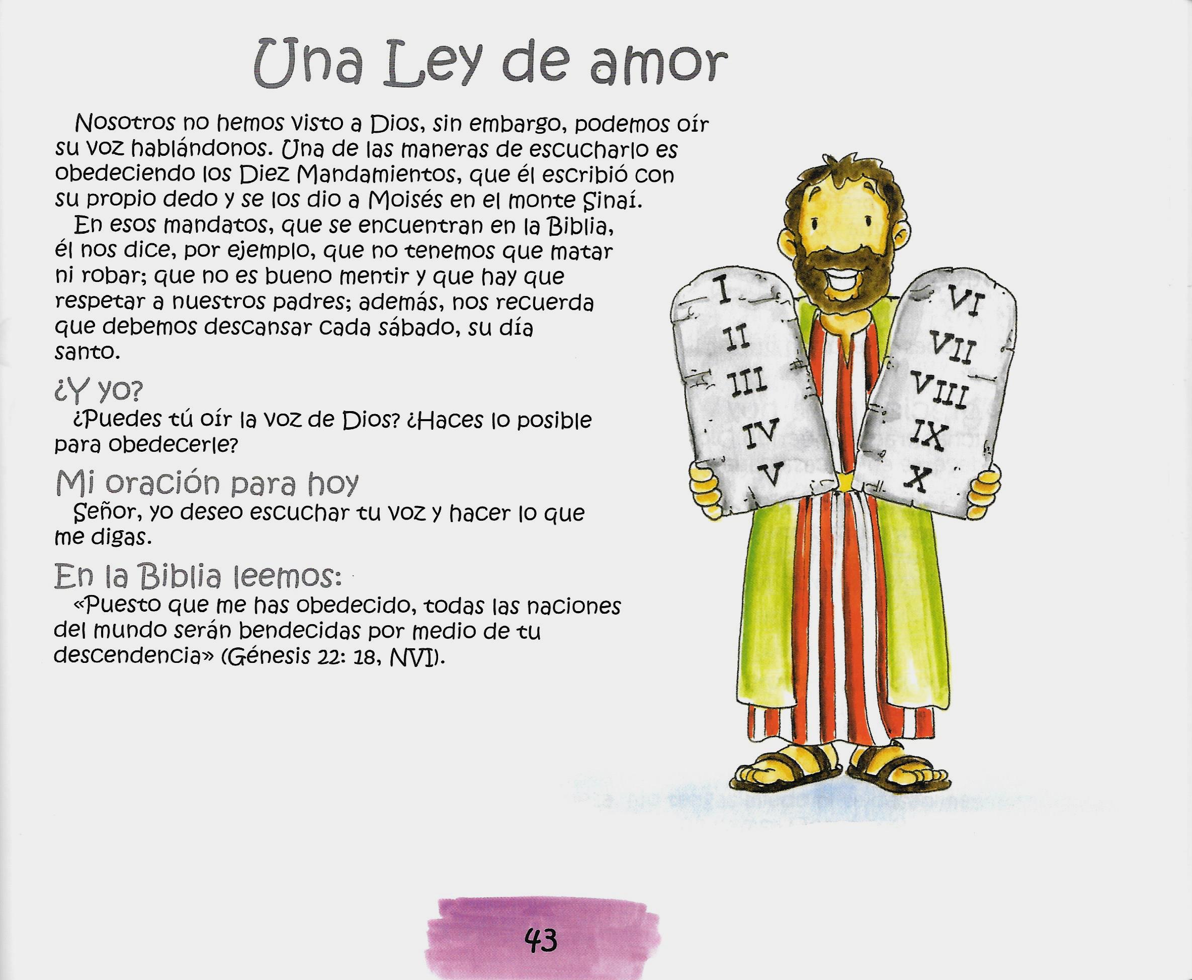 Página ilustrada del devocional