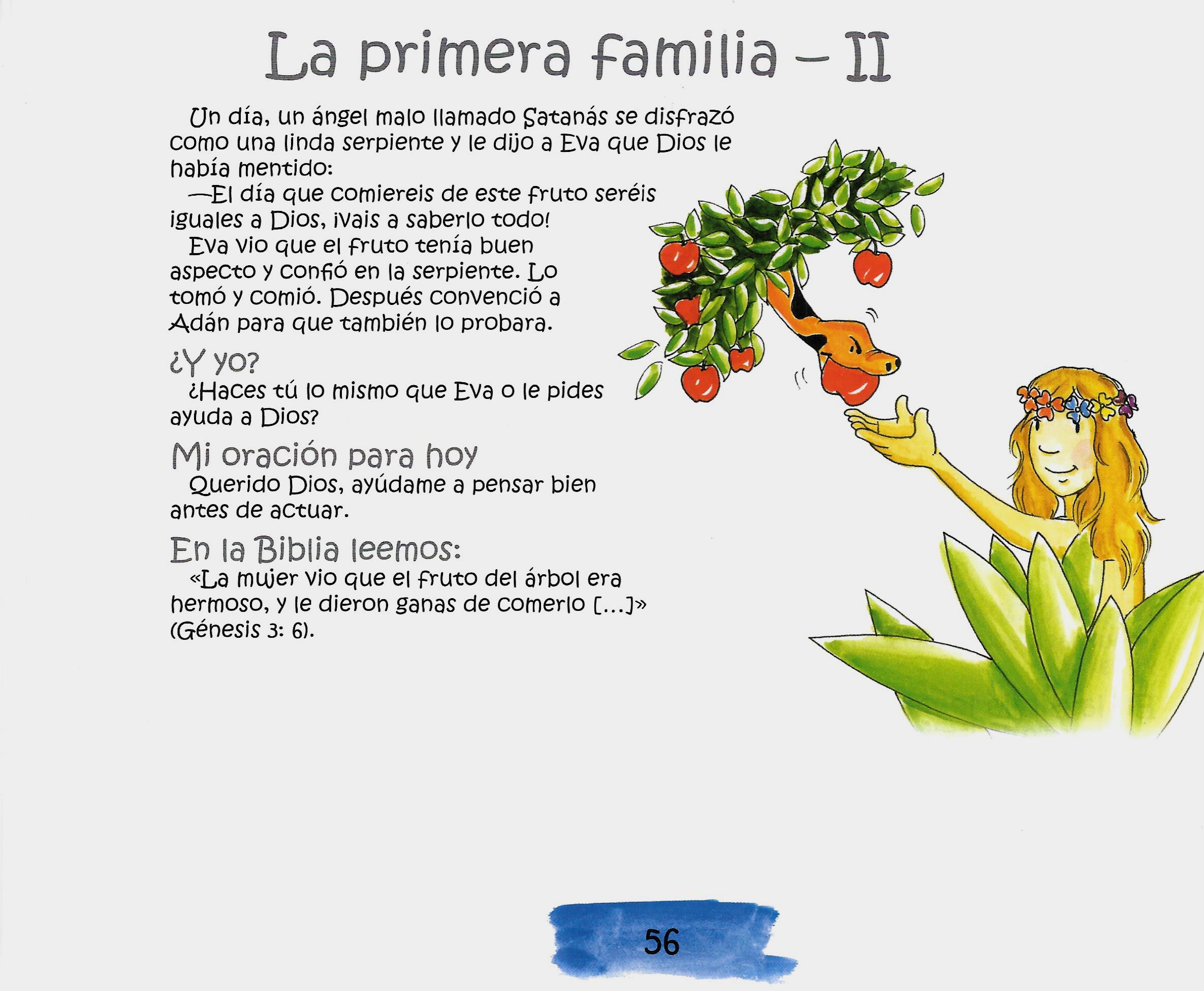 Página ilustrada del devocional