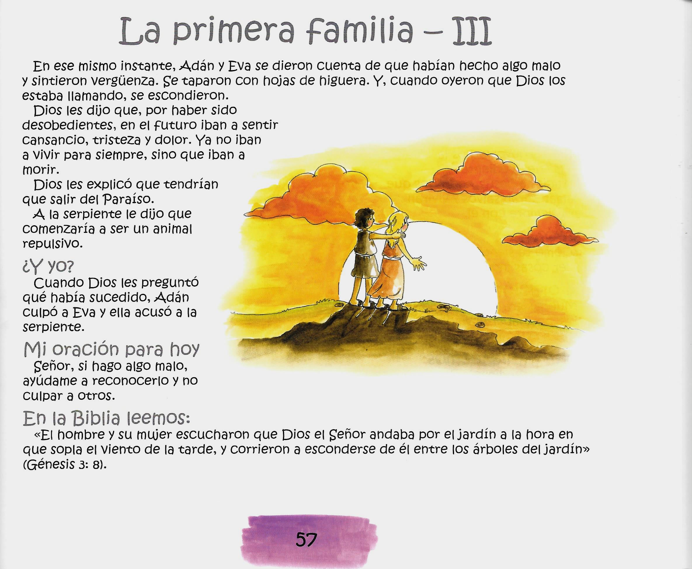 Página ilustrada del devocional