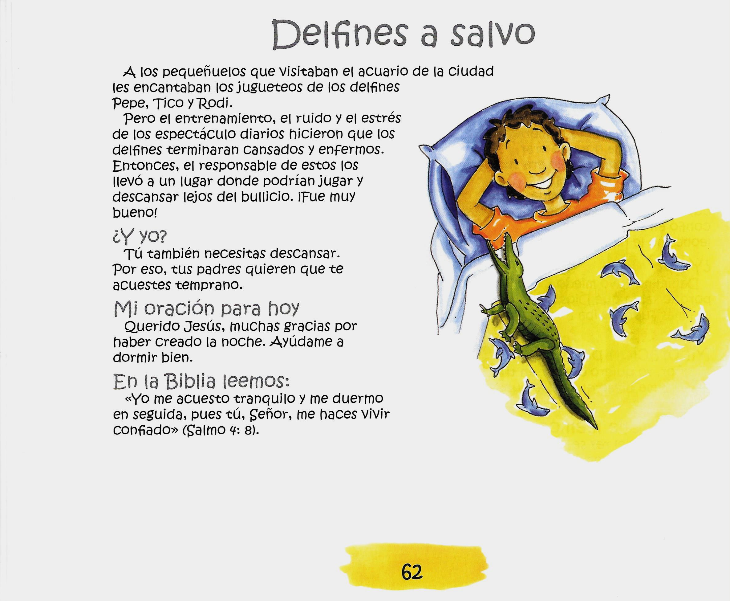 Página ilustrada del devocional